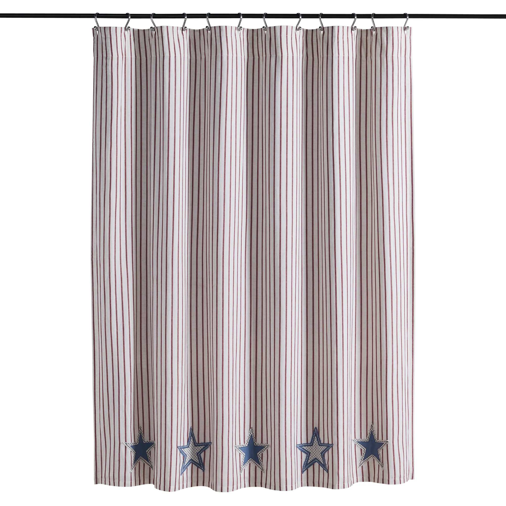 Celebration Applique Star Shower Curtain 72" - Image 7