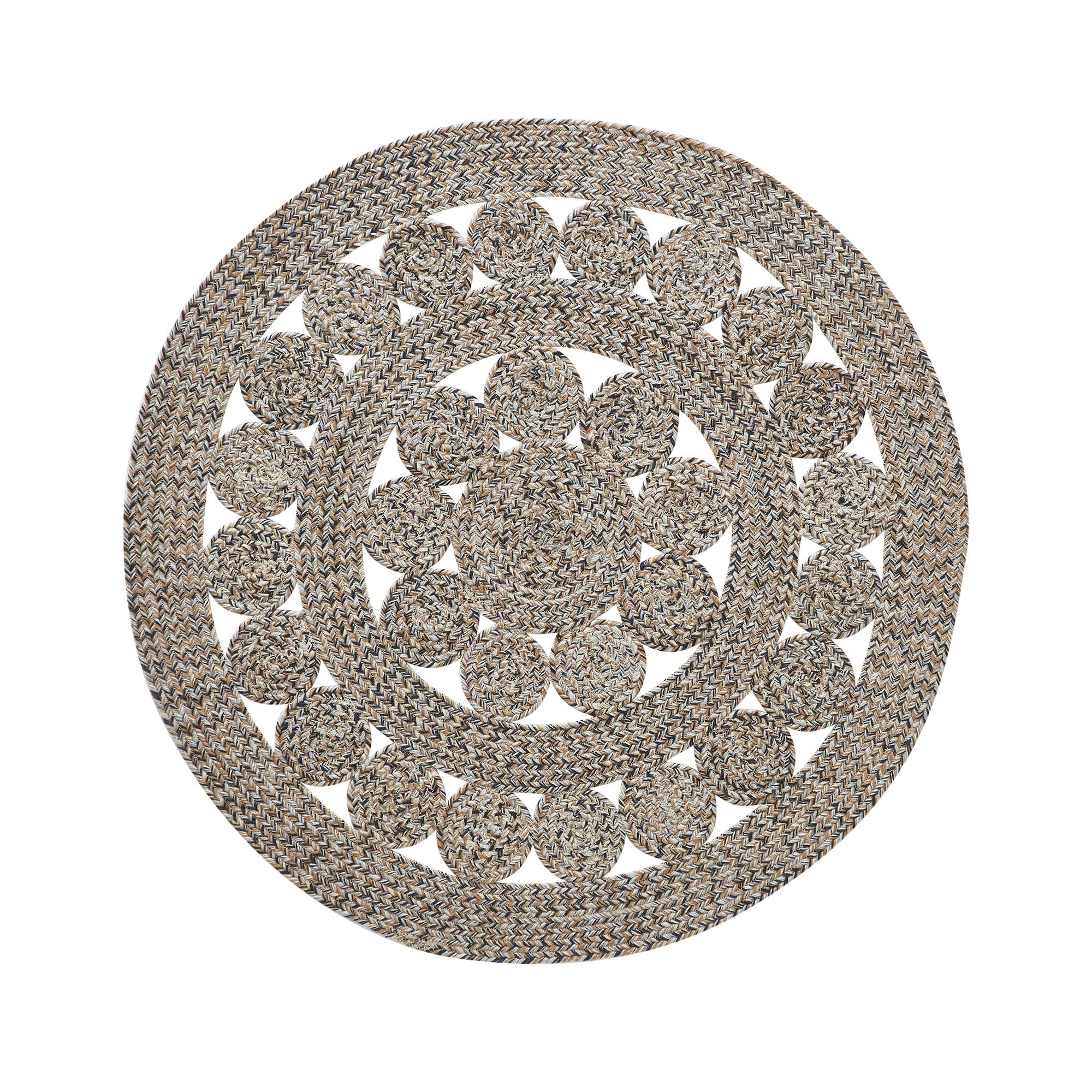Celeste Blended Pebble Indoor/Outdoor 36" Round Rug - Image 2