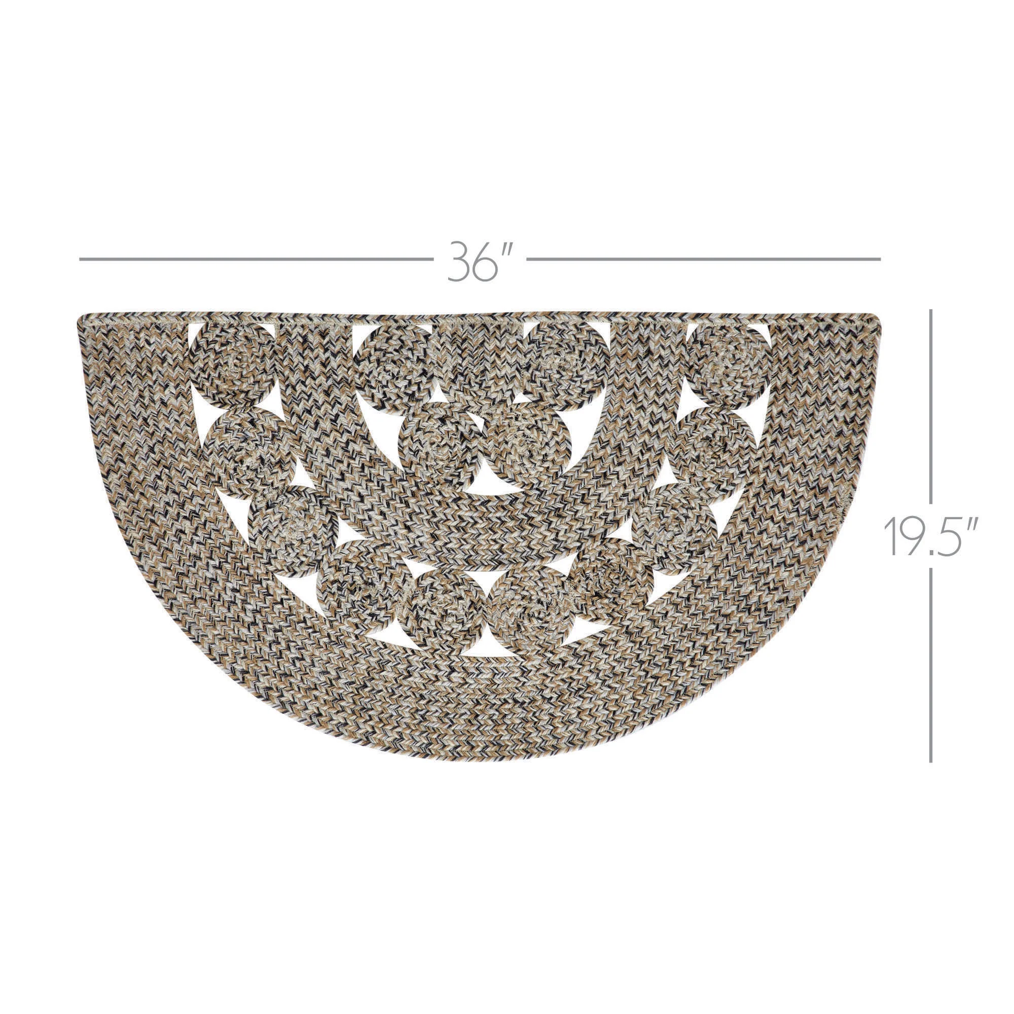 Celeste Blended Pebble Indoor/Outdoor Half Circle Rug - Image 3