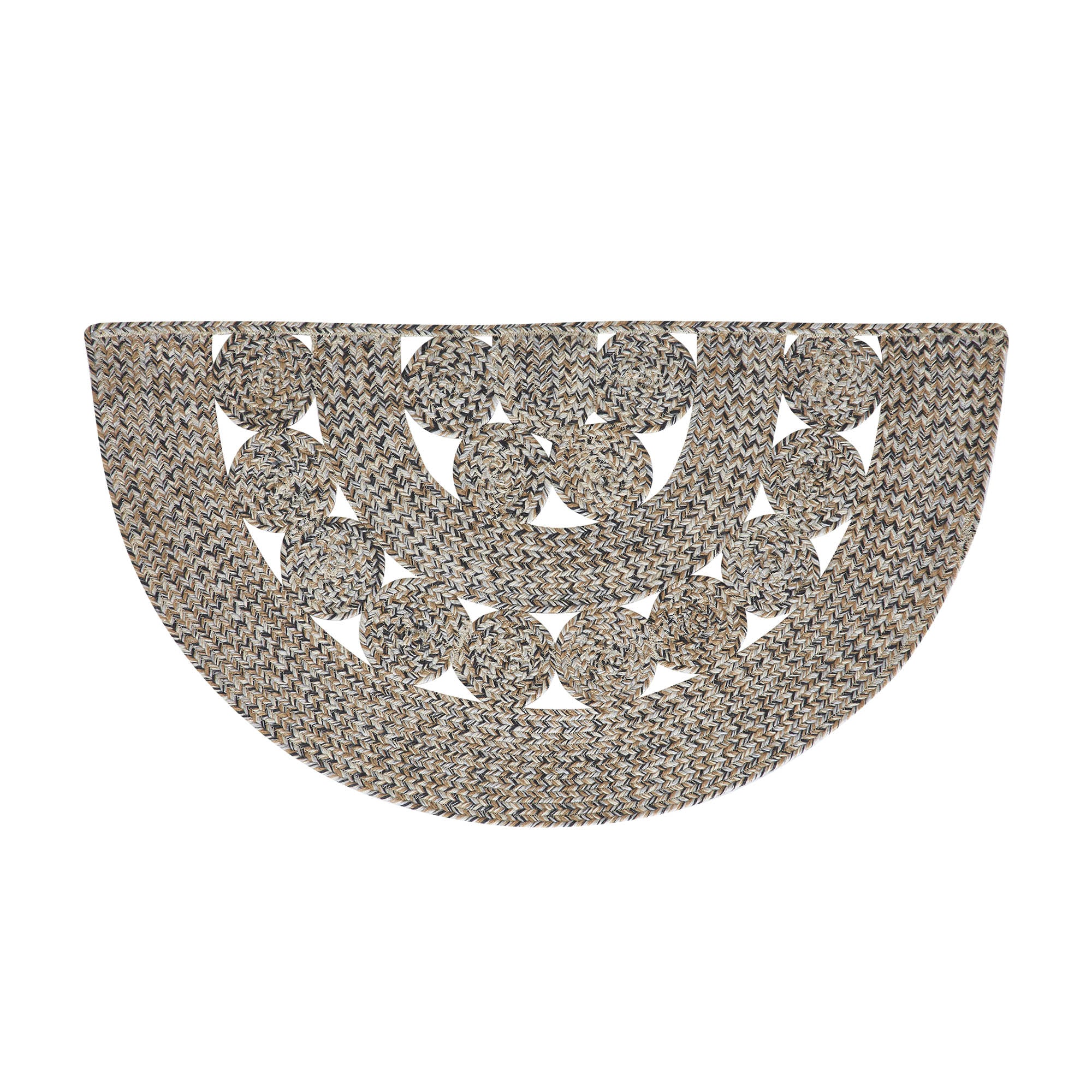 Celeste Blended Pebble Indoor/Outdoor Half Circle Rug - Image 4
