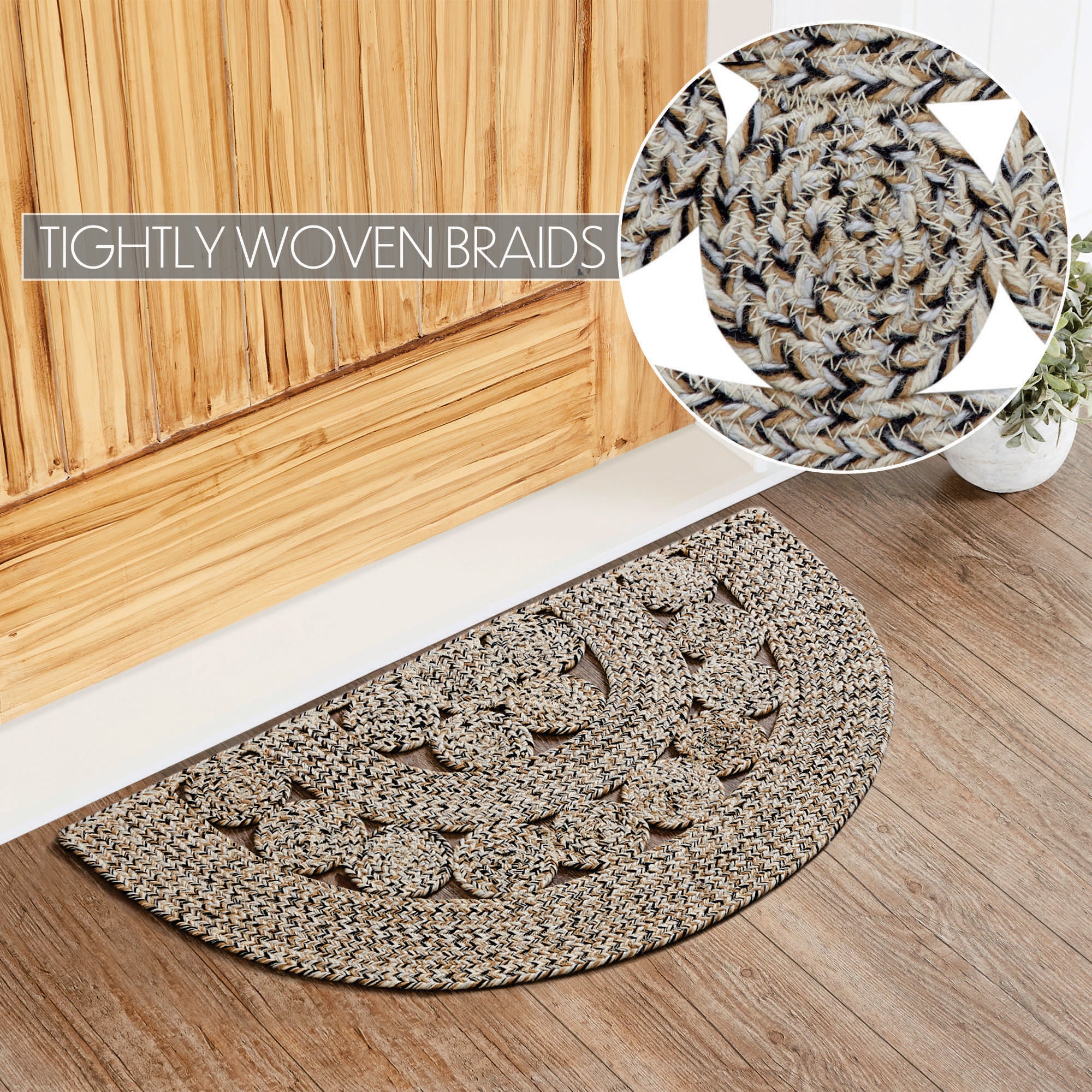 Celeste Blended Pebble Indoor/Outdoor Half Circle Rug - Image 5