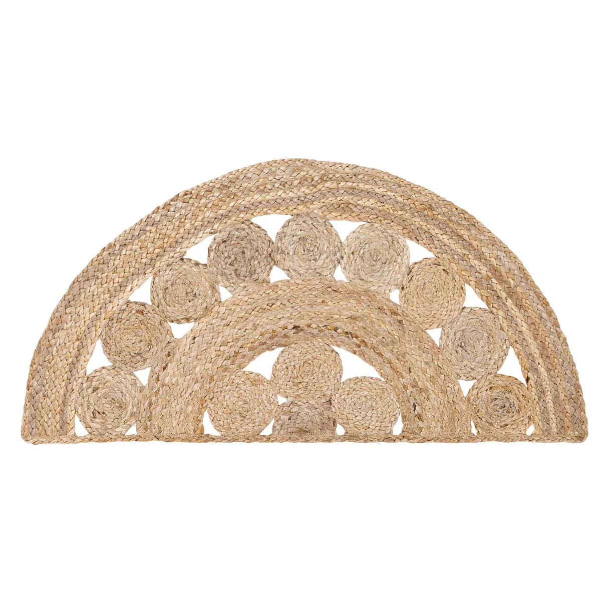 Celeste Jute Rug Half Circle 16.5'' x 33'' - Image 2