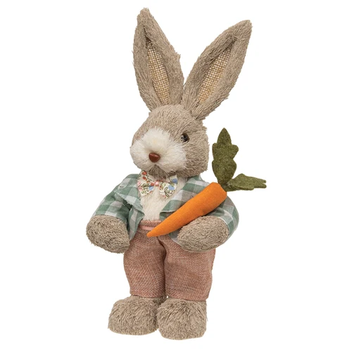 DAY 9 ๐๐ท 20 DAYS OF BUNNIES Chad the Bunny 12.5" H Sisal Figure