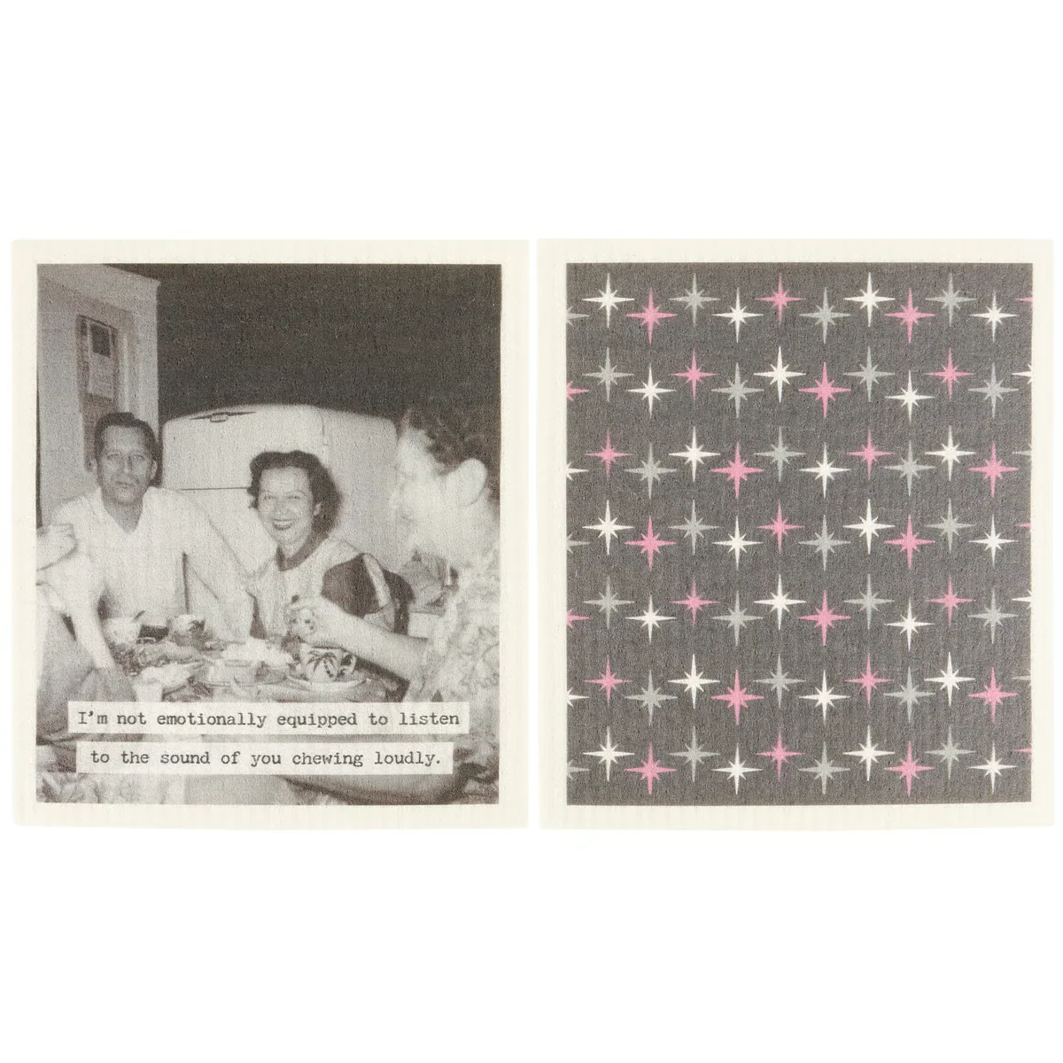 Chewing Loudly Sassy Swedish Dishcloth Set - Image 4