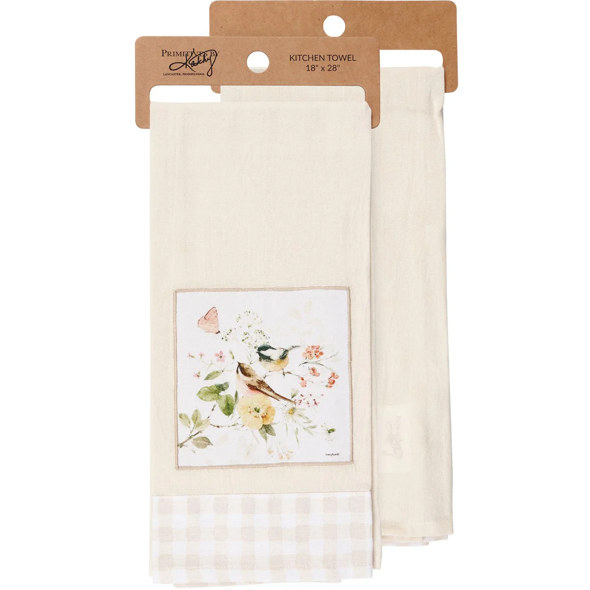 ๐ Chickadees and Blooms Kitchen Towel - Image 2