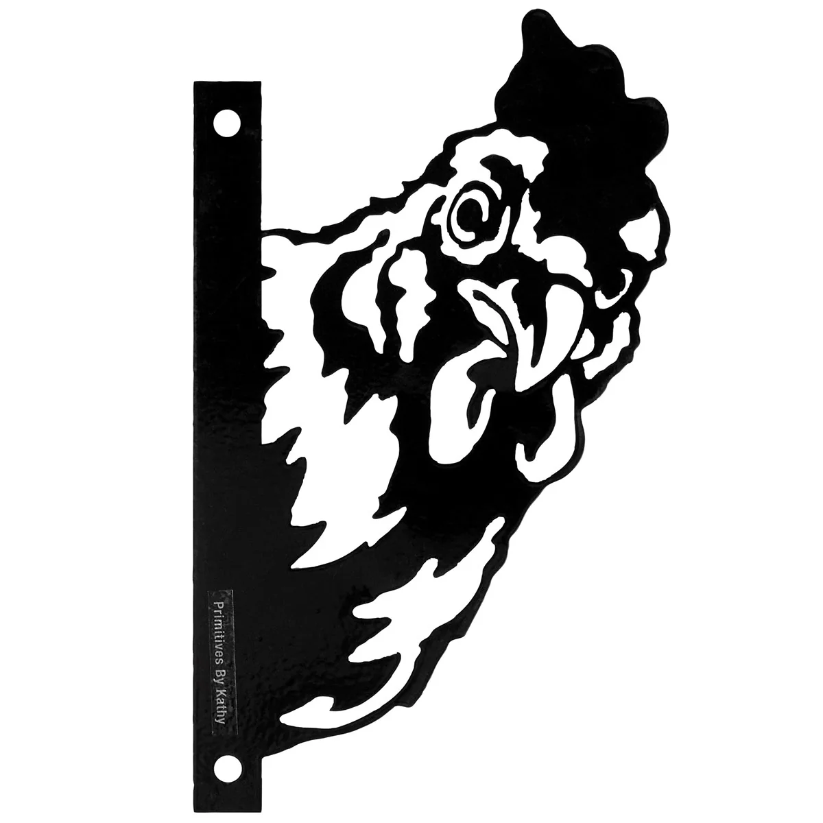 Chicken Metal Outdoor Art 8" H - Image 3