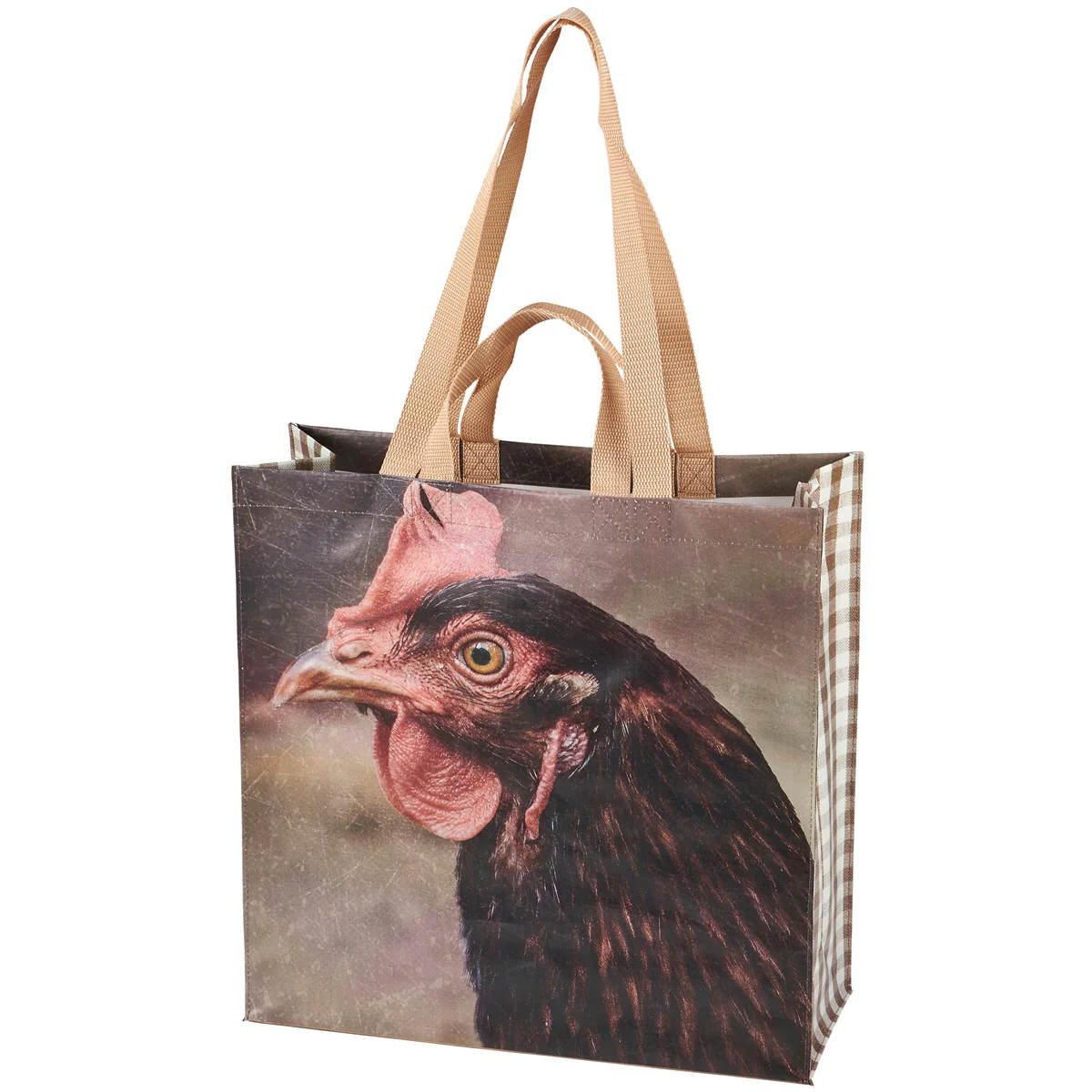 ๐ Chicken Photo Reusable Market Tote Bag
