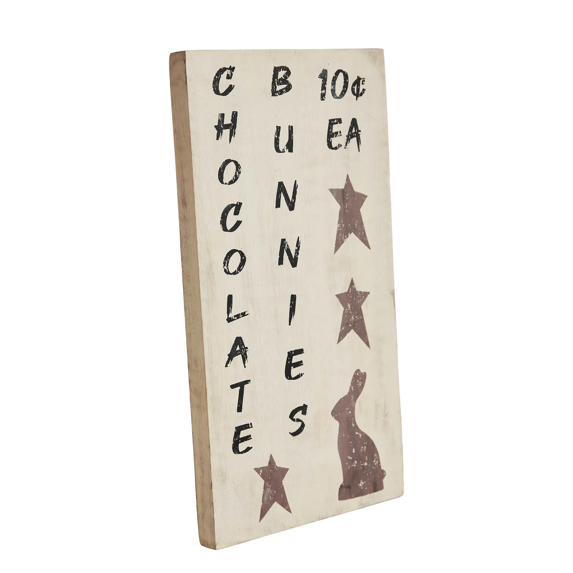 Chocolate Bunnies 15" Wooden Easter Sign - Image 3