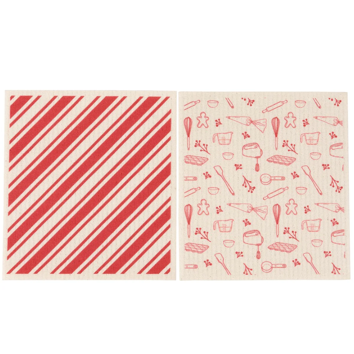 Christmas Baking Swedish Dishcloth Set - Image 4