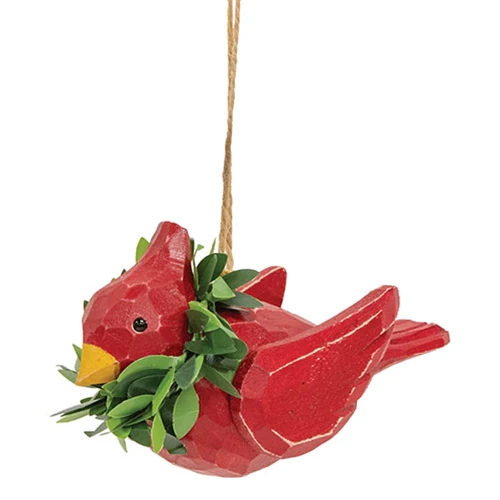 DAY 6 ✨ 25 Days of Ornaments ✨ Christmas Cardinal Wood Ornament