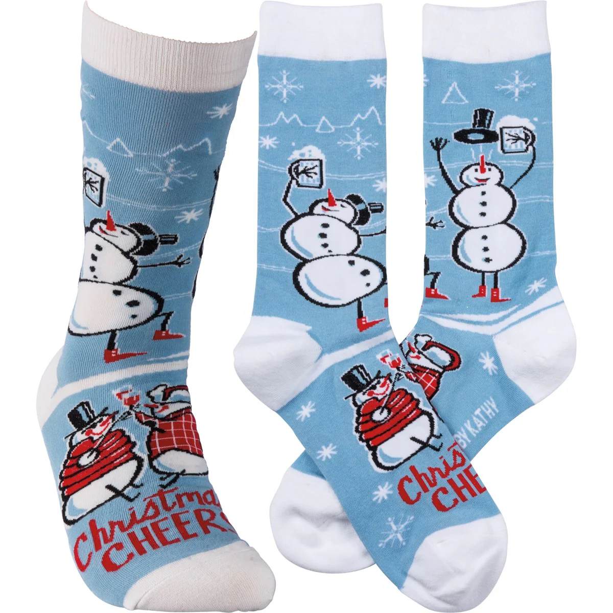 ๐ Christmas Cheer Snowmen Novelty Winter Socks