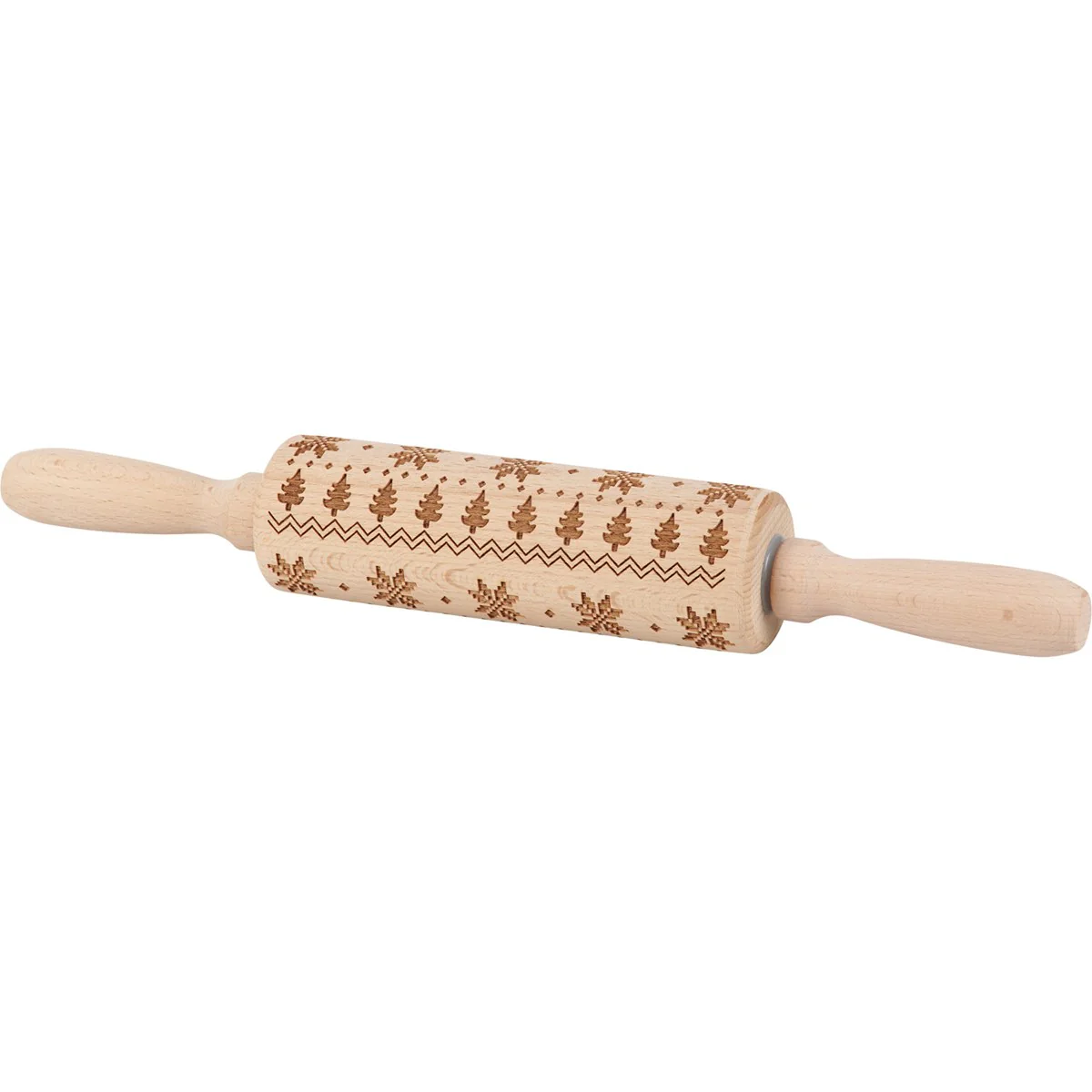 Christmas Debossed Small Rolling Pin - Image 3
