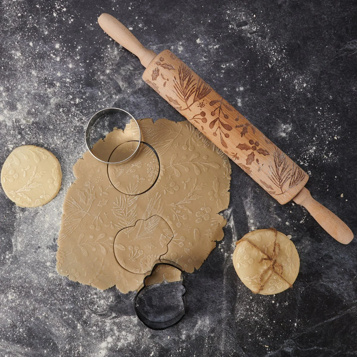 Christmas Greens Large Rolling Pin - Image 2