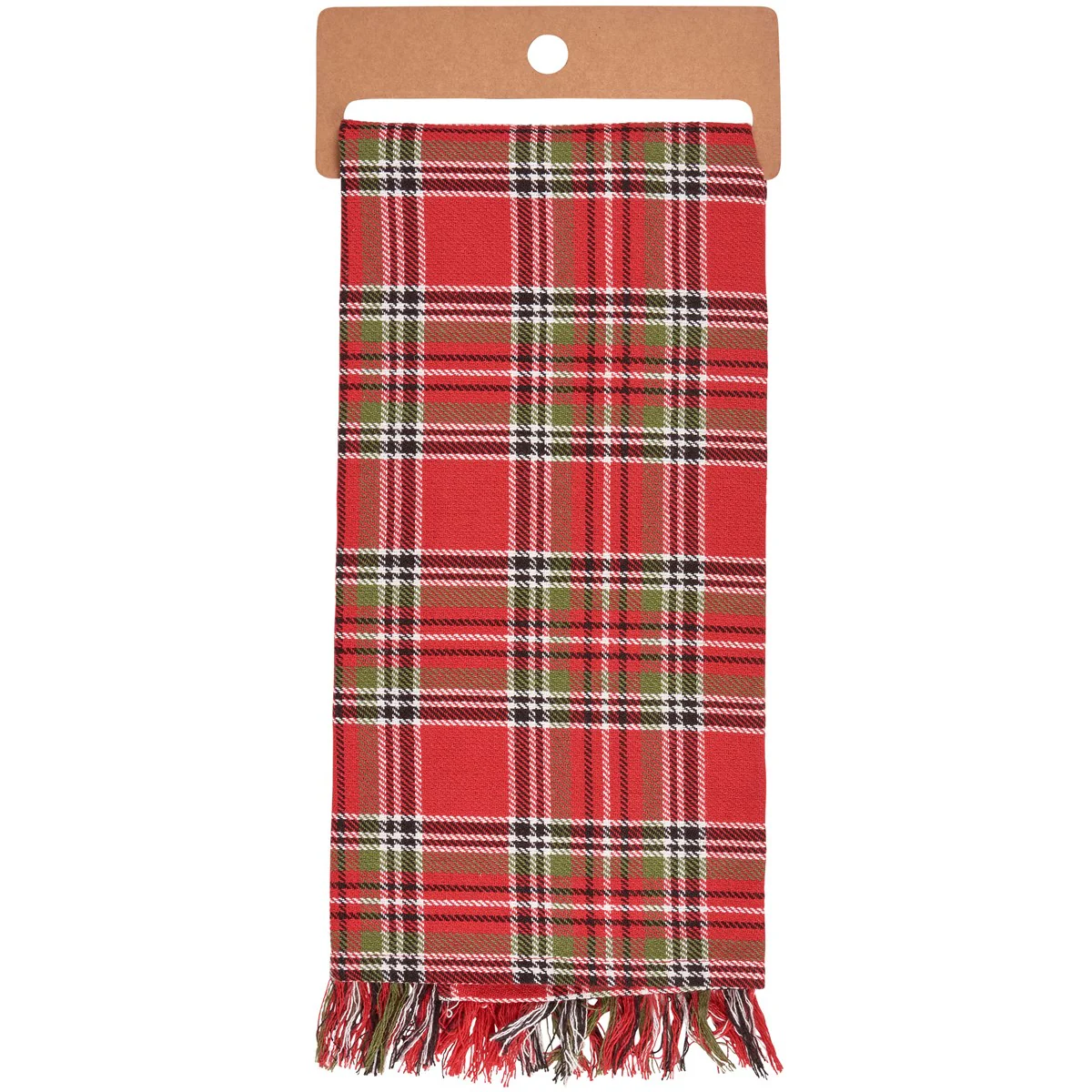 ๐ Christmas Highland Cow Plaid Kitchen Towel - Image 4