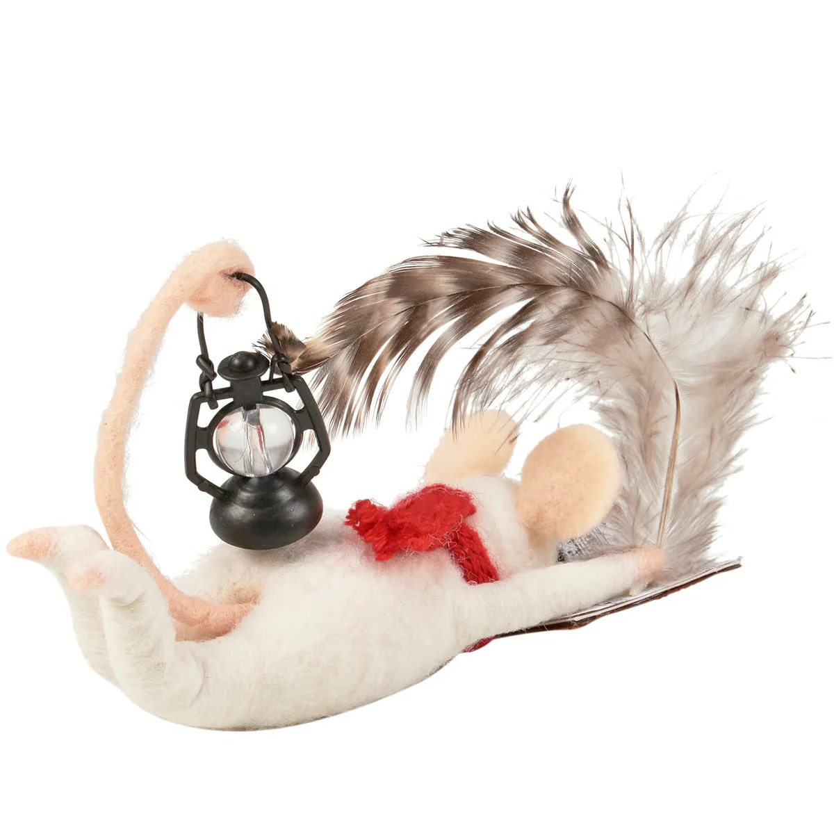 π Christmas Music Mouse Felt Critter Figure - Image 3