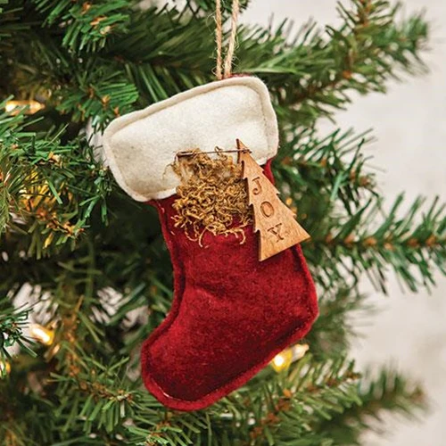 ๐ Christmas Stocking with Joy Tree Ornament - Image 2