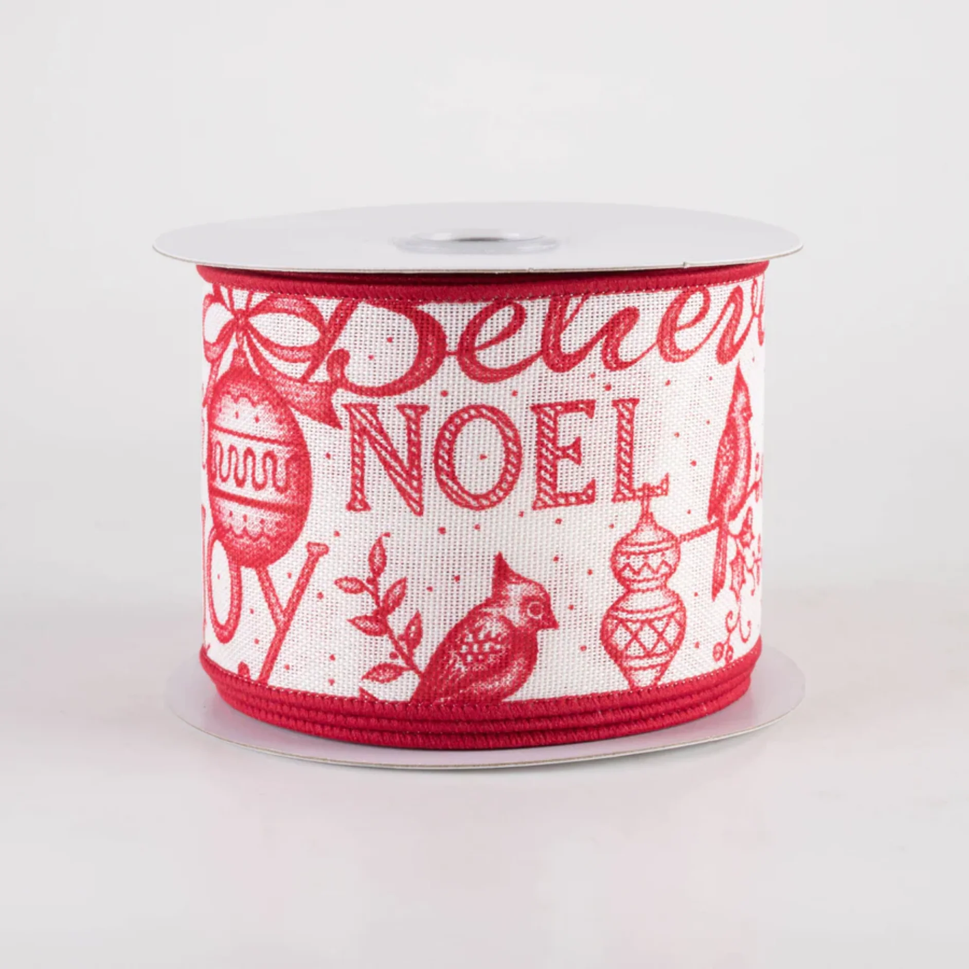 Christmas Words & Icons Ribbon 2.5" x 10 yards - Image 2