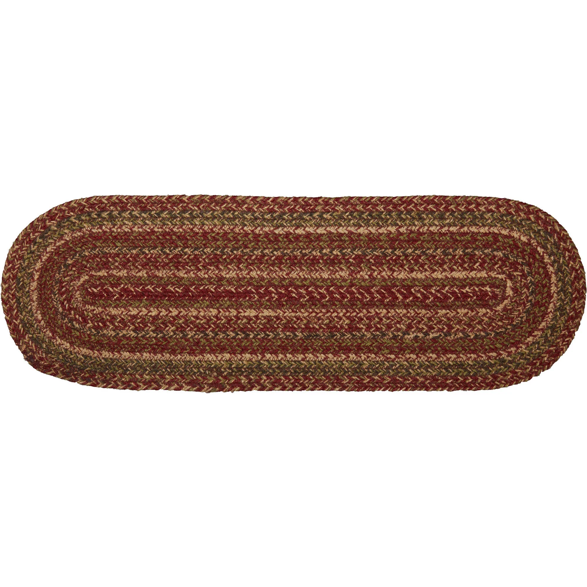 Cider Mill Jute Oval Stair Tread 8.5" x 27" - Image 2