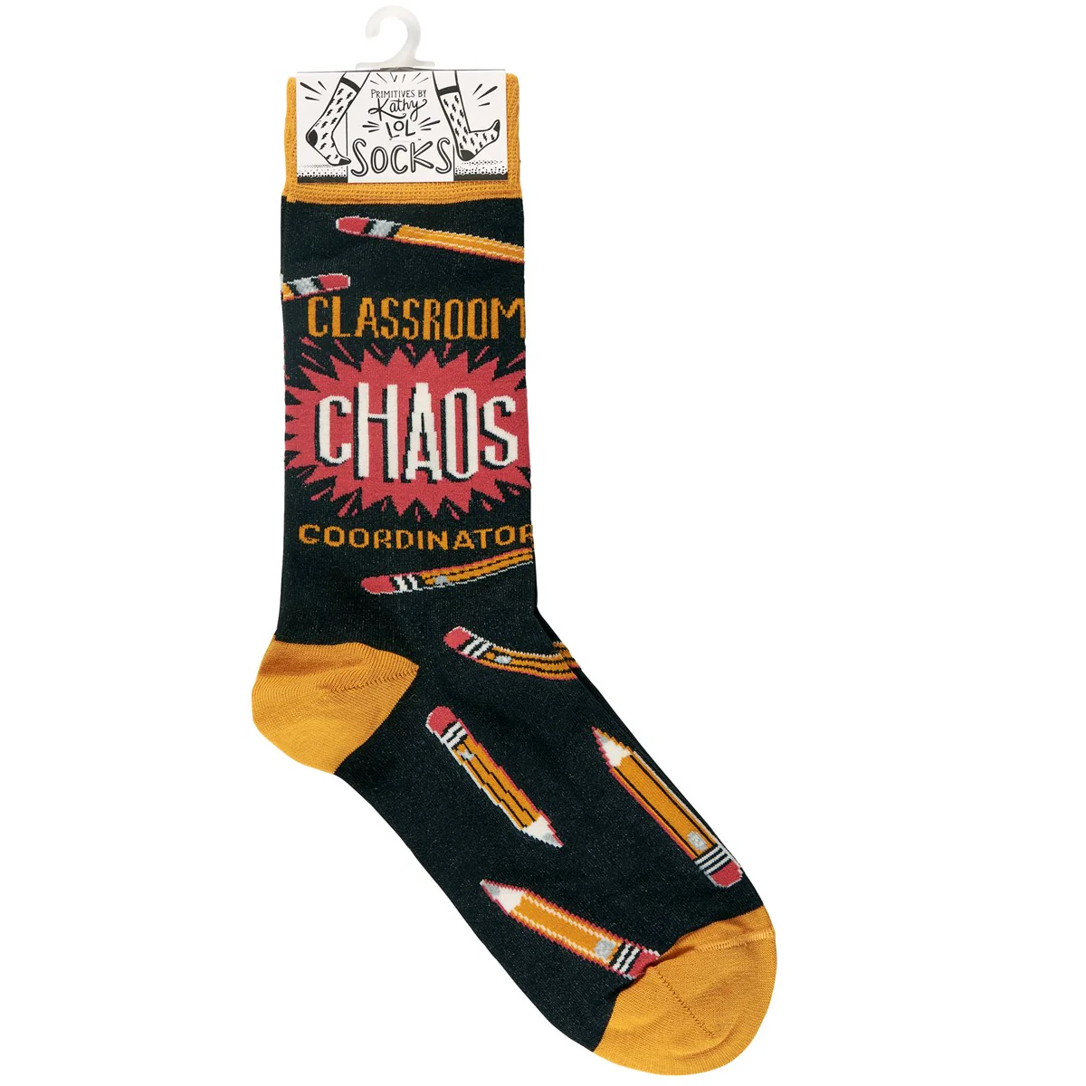 Classroom Chaos Fun Novelty Teacher Socks - Image 3