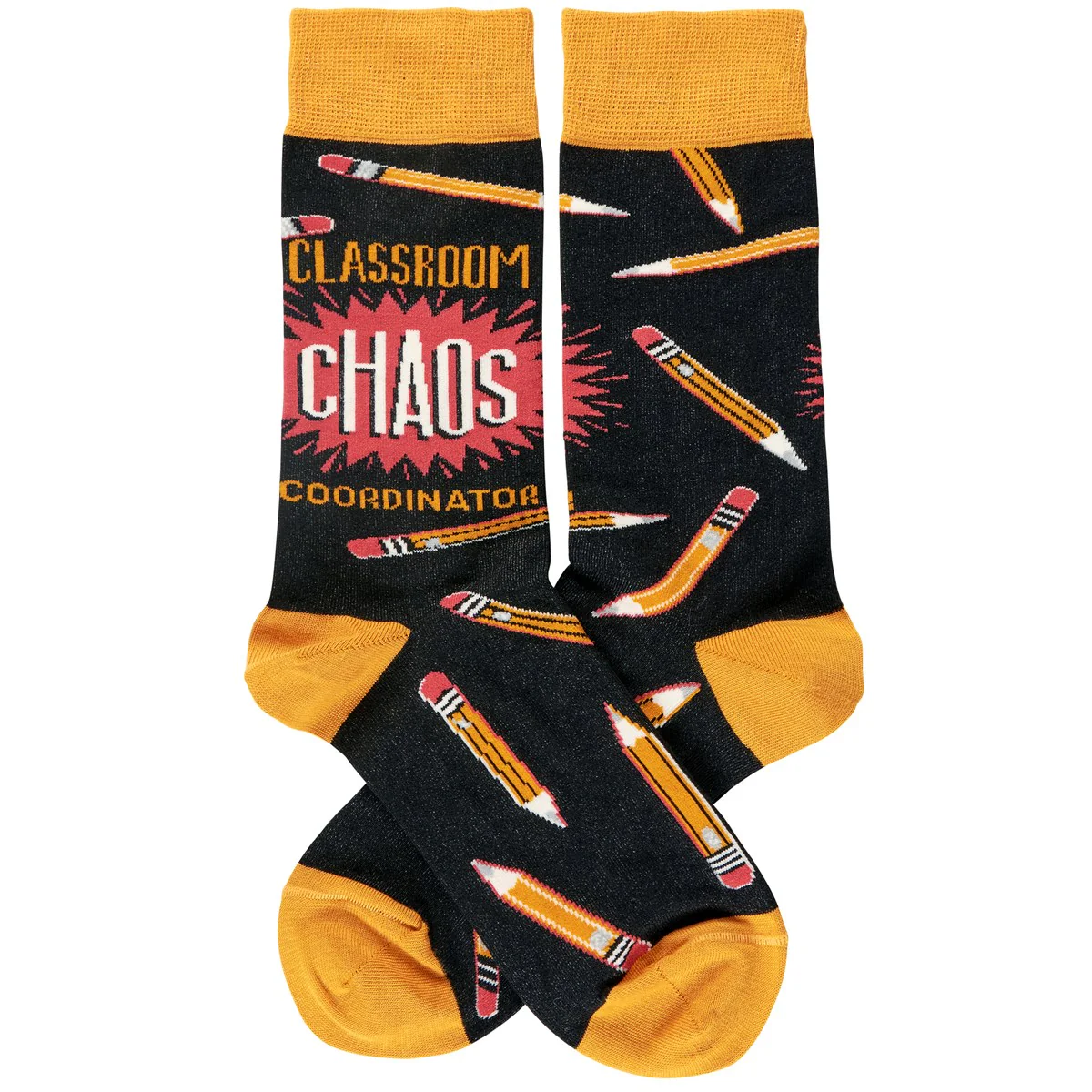 Classroom Chaos Fun Novelty Teacher Socks - Image 4