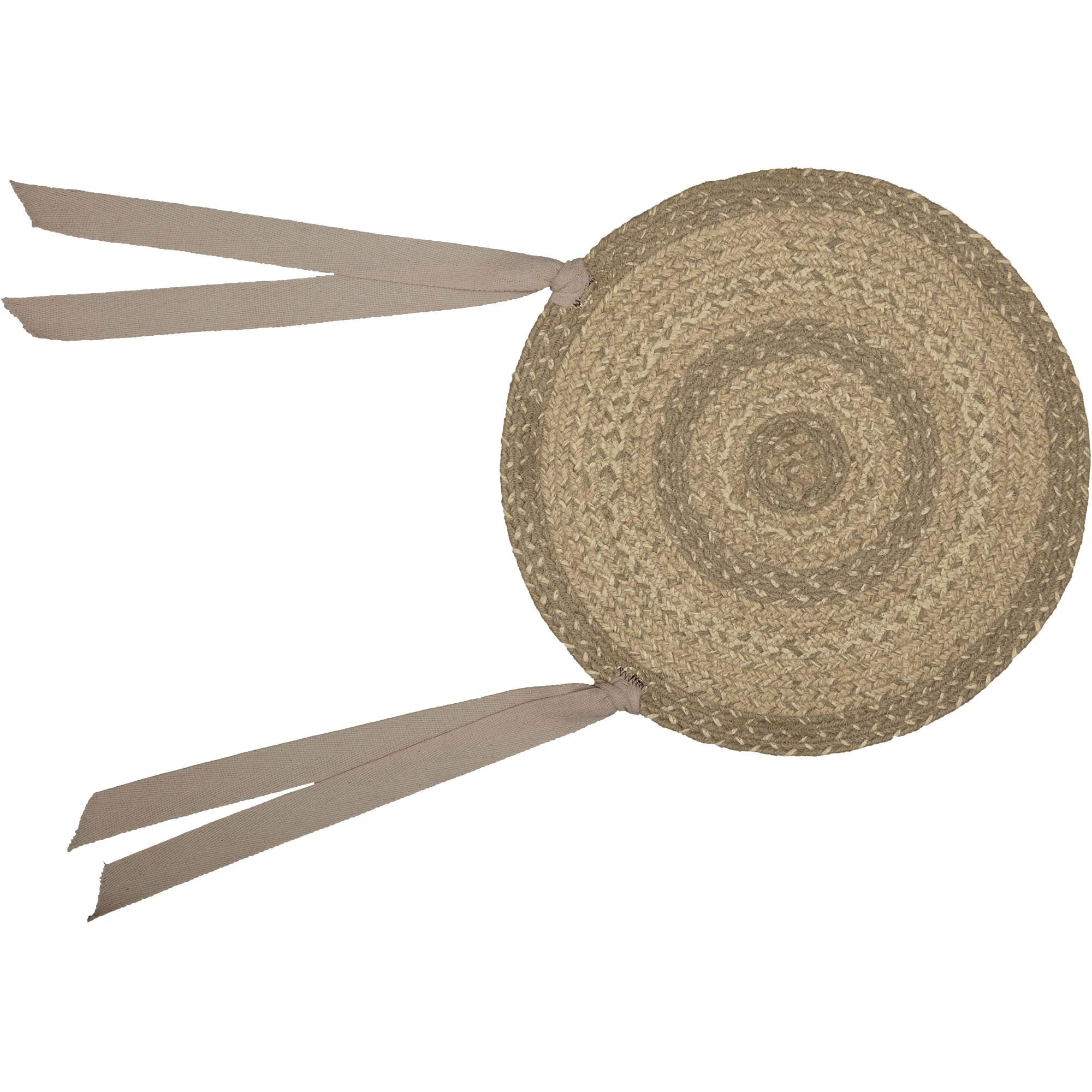 ๐ Cobblestone Jute Chair Pad 15 in - Image 3