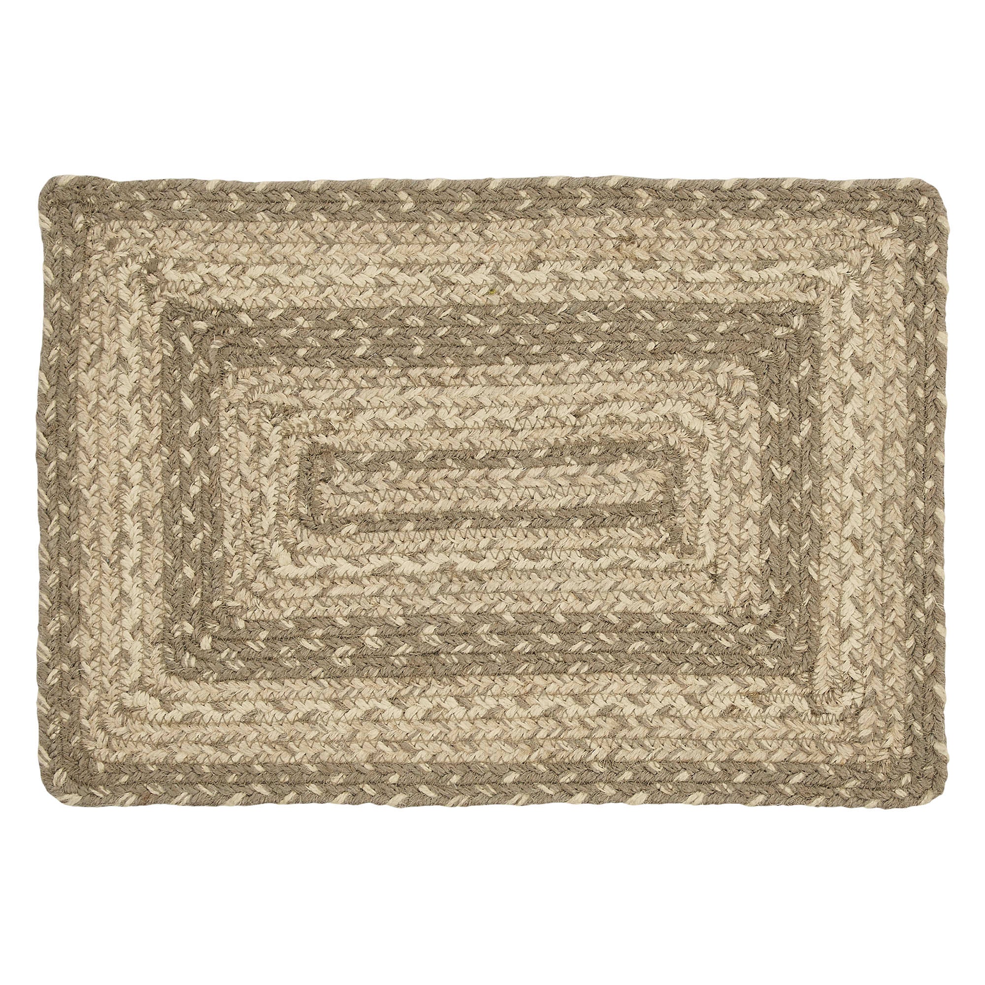 Cobblestone Jute Rectangle Placemat 10" x 15" - Image 2