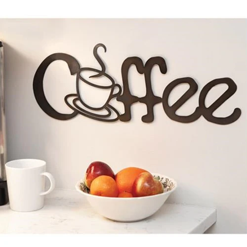 ๐ Coffee Metal Cutout Sign