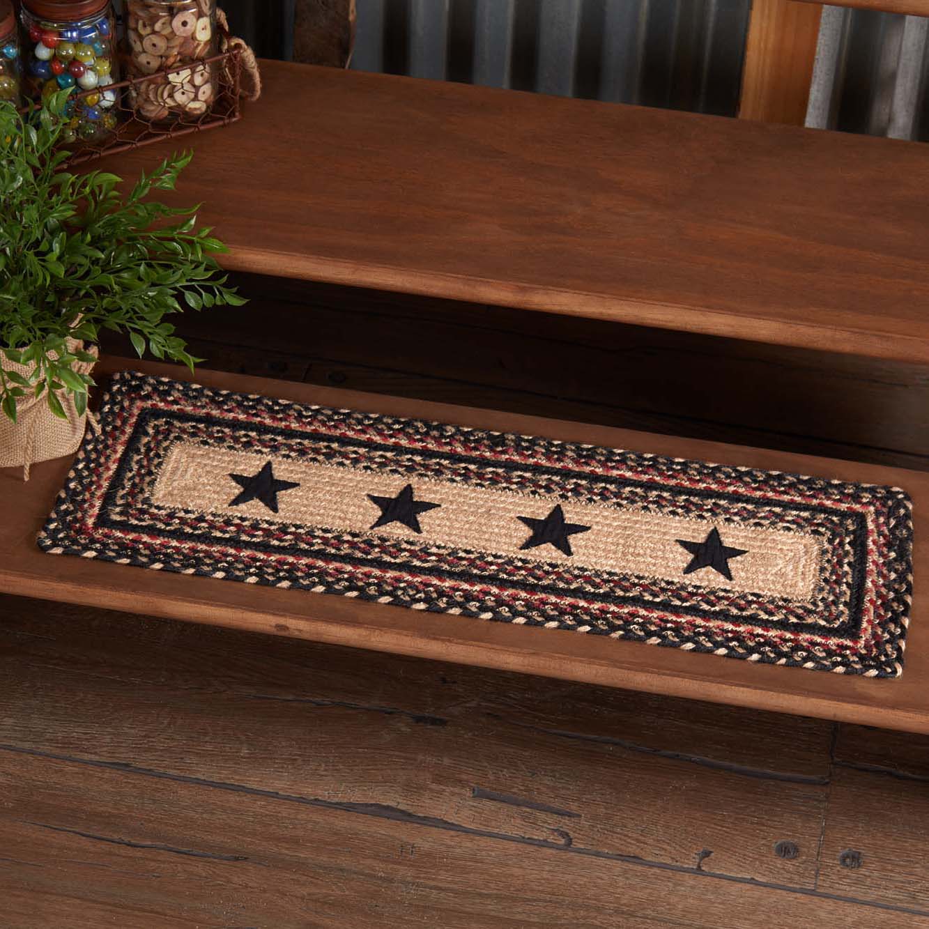 Colonial Star Jute Stair Tread 8.5'' x 27''