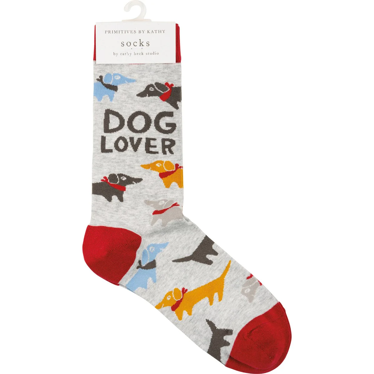 Colorful Bandana Dog Lover Unisex Fun Socks - Image 4