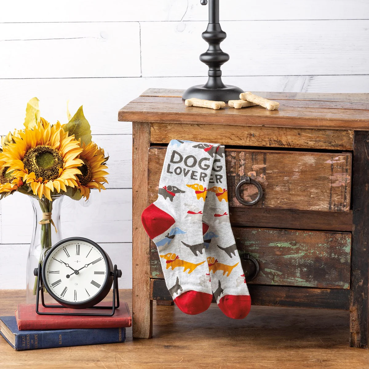Colorful Bandana Dog Lover Unisex Fun Socks - Image 5