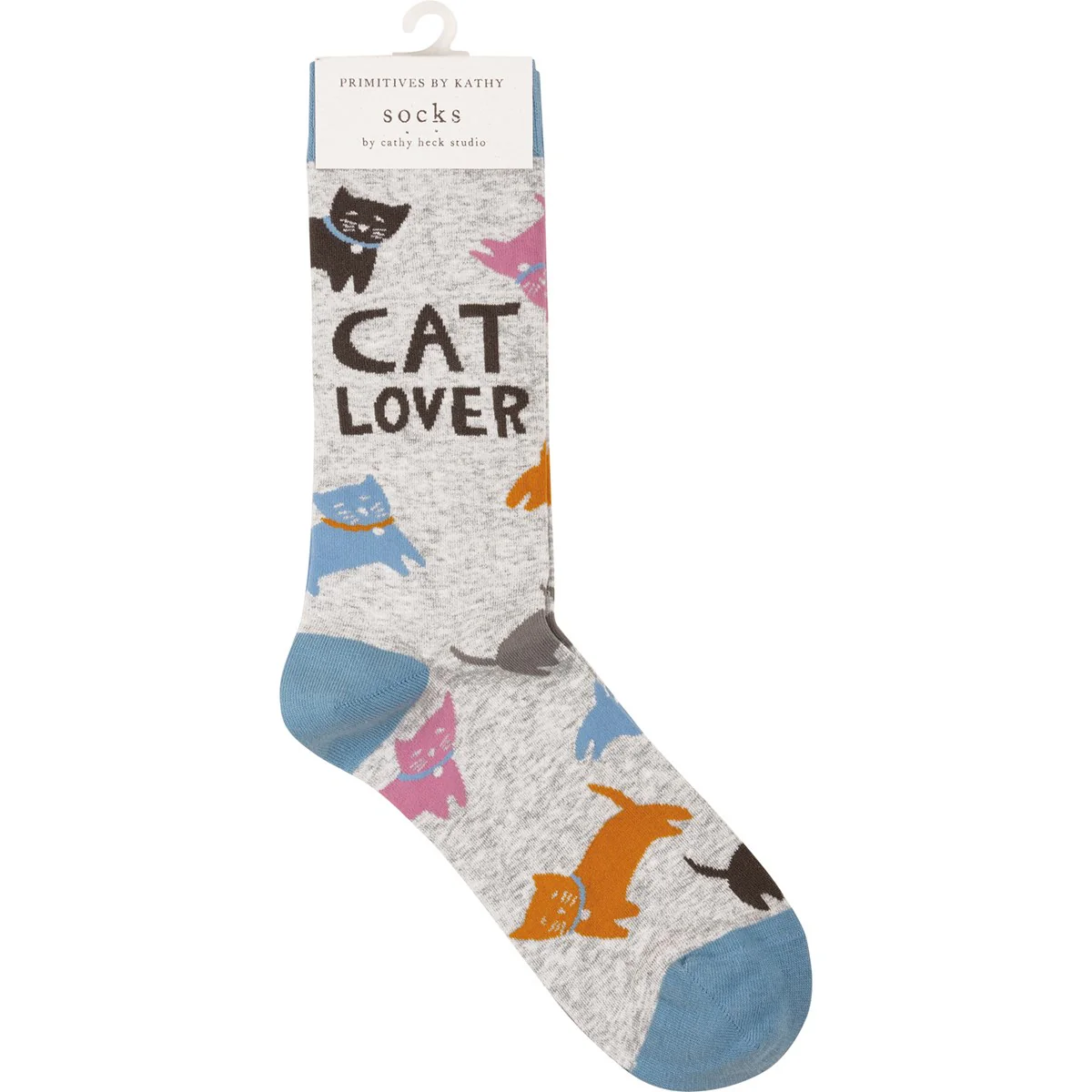 Colorful Collar Cat Lover Unisex Fun Socks - Image 4