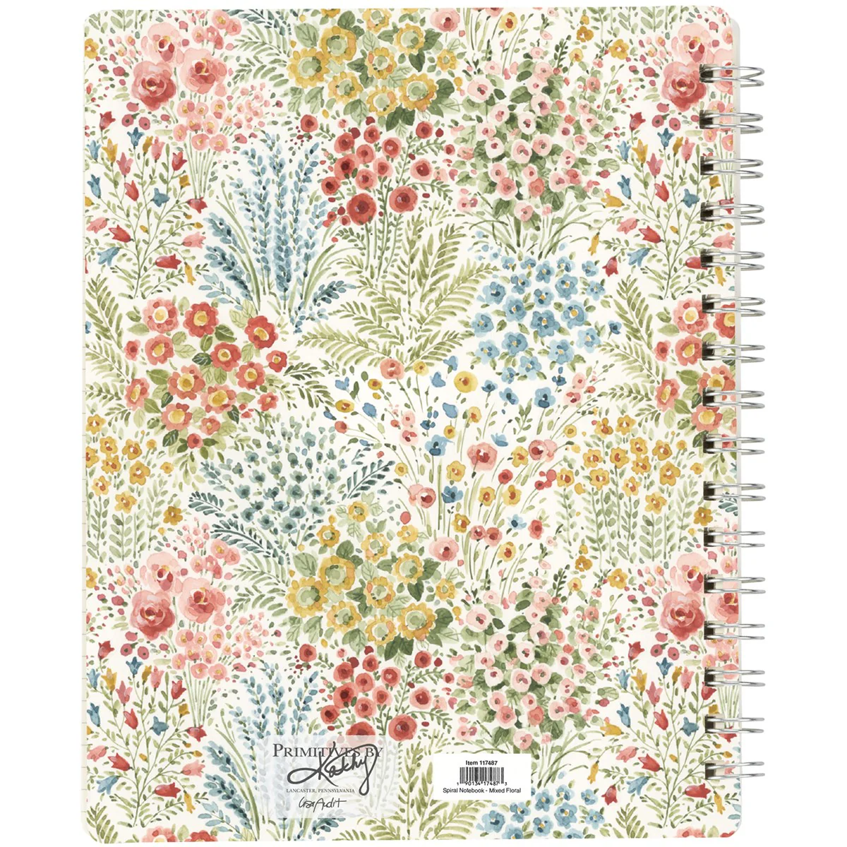 ๐ Colorful Floral Spiral Notebook - Image 3