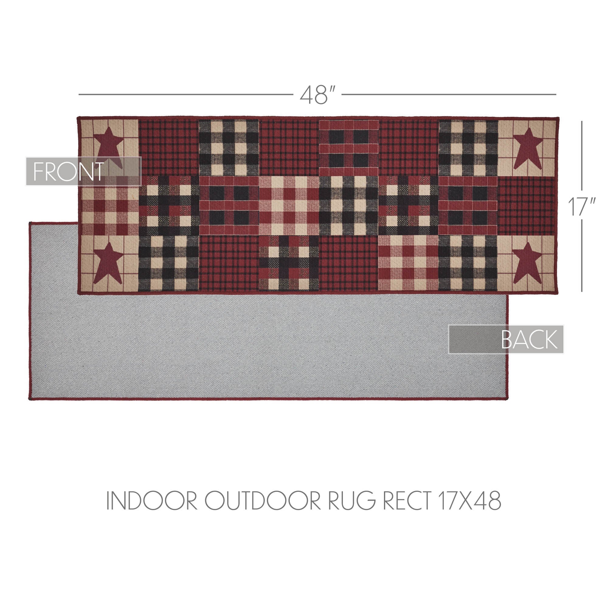 Connell Indoor/Outdoor Rectangular Rug 17" x 48" - Image 6