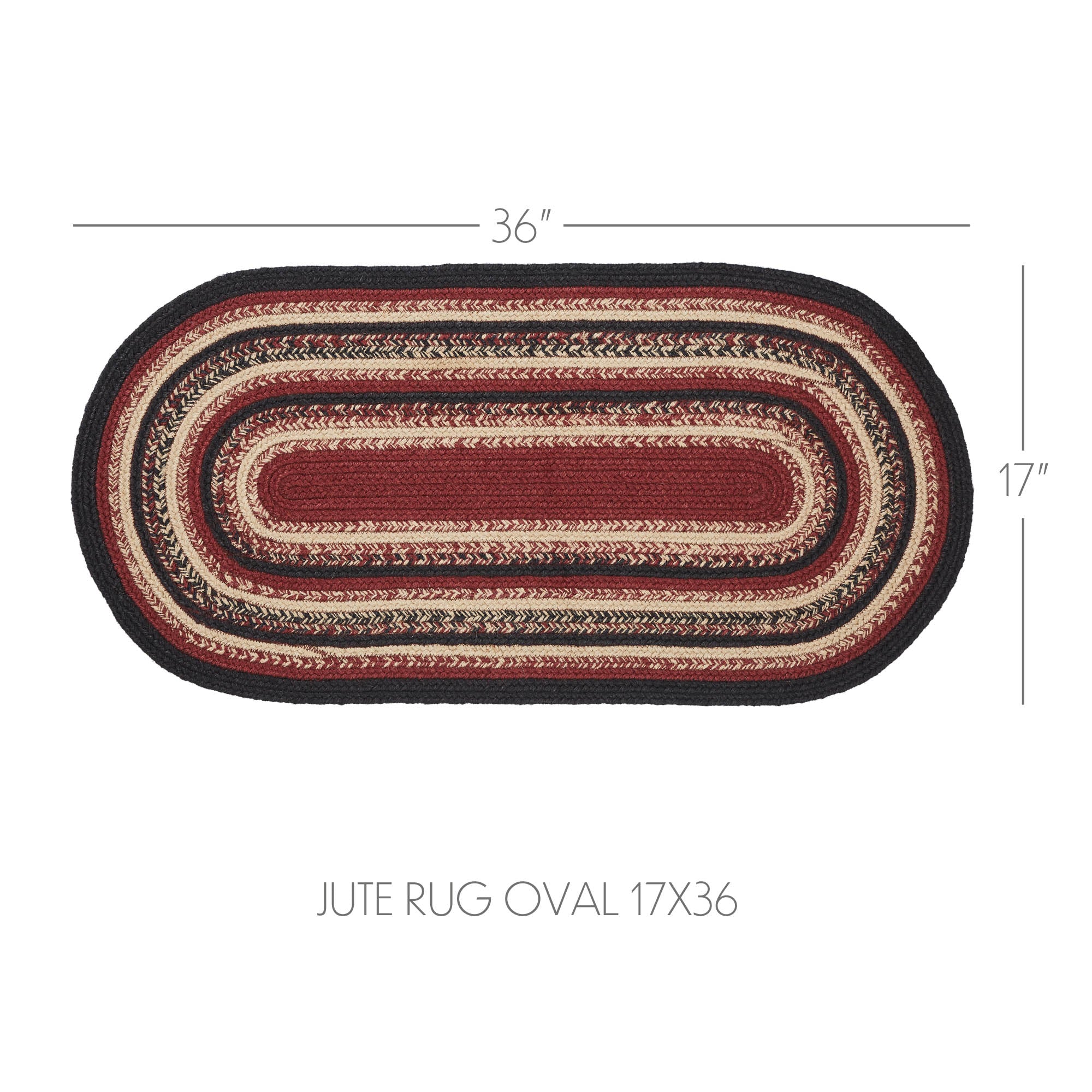 Connell Jute 36" Oval Rug Oval - Image 3