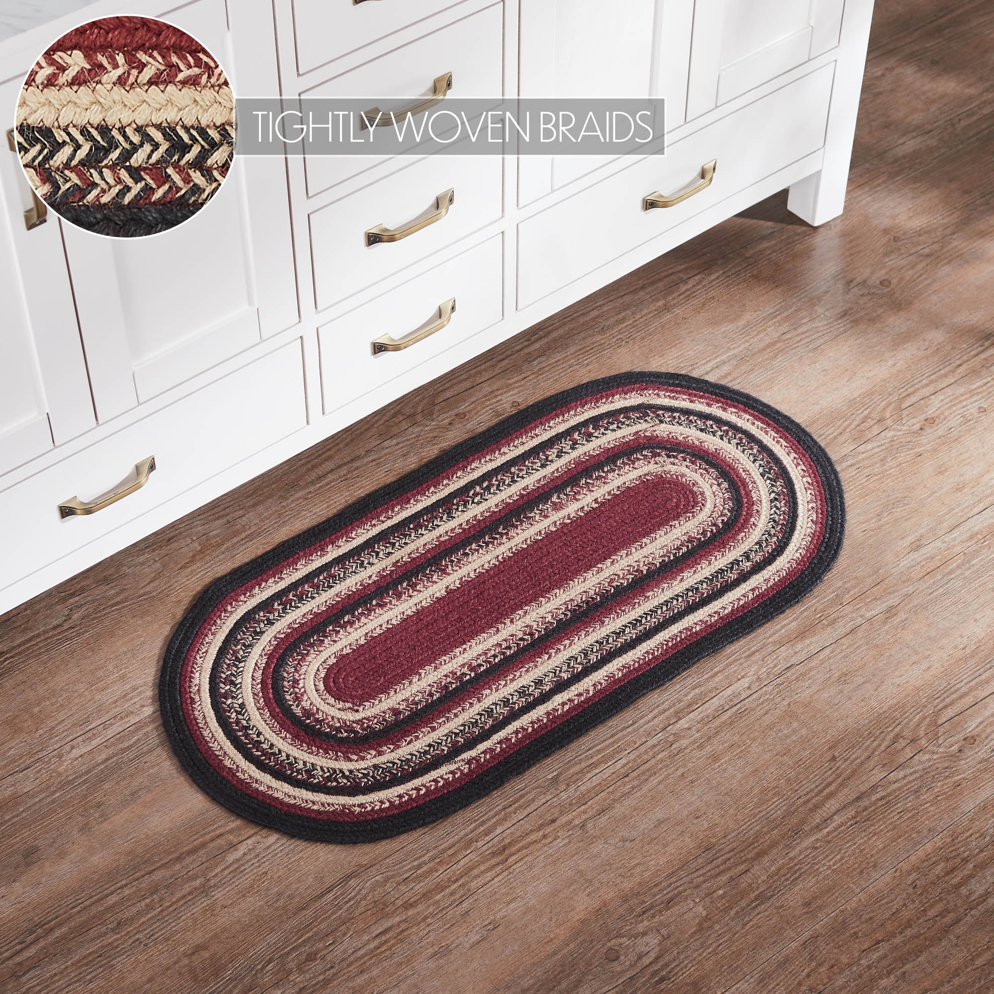 Connell Jute 36" Oval Rug Oval - Image 5