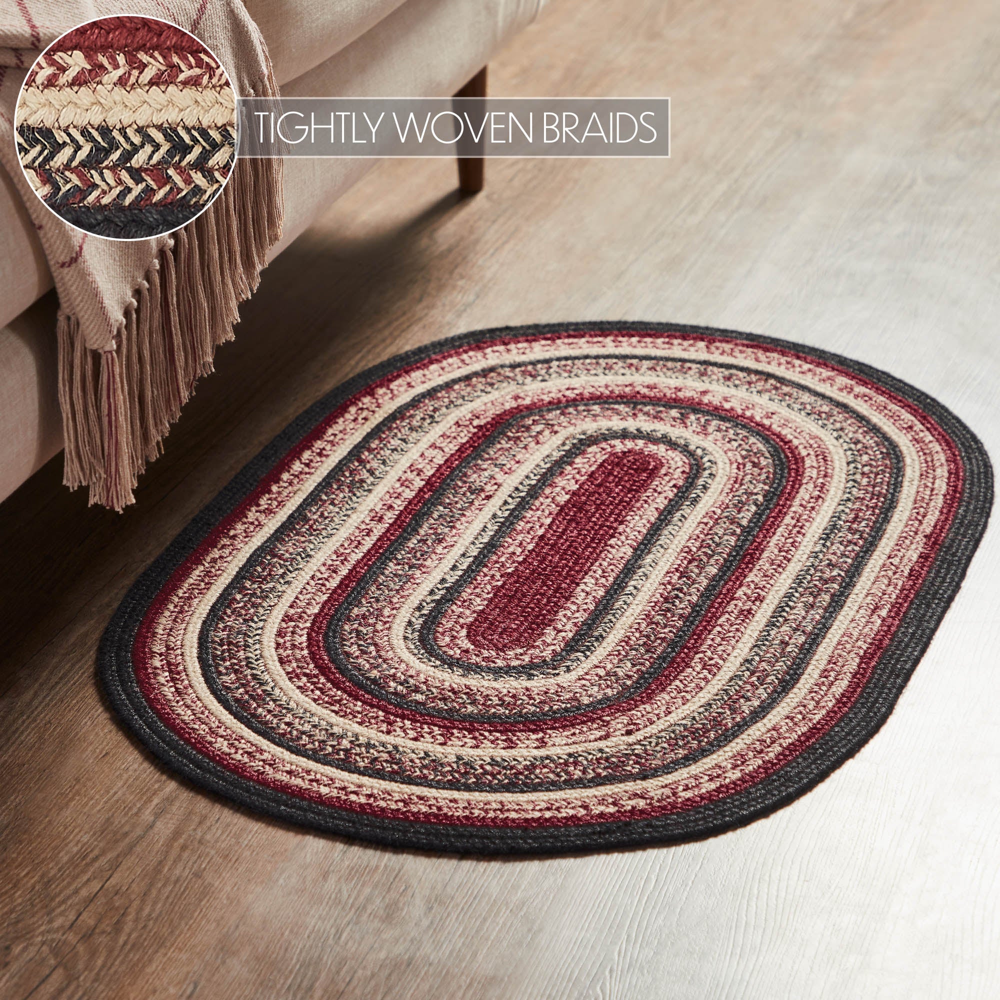Connell Jute Oval Rug 24" x 36" - Image 5