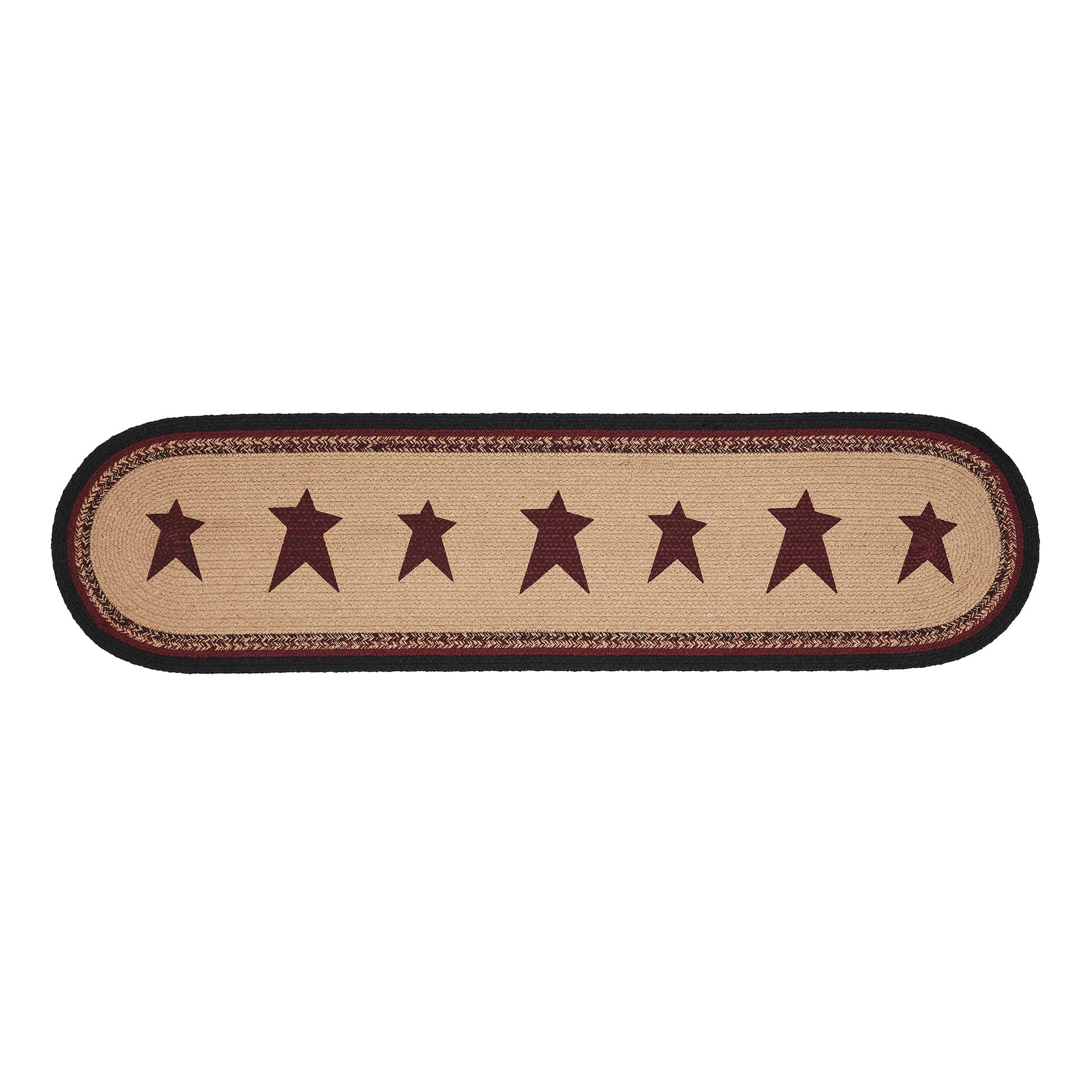 Connell Oval Stencil Stars 48" Table Runner - Image 4