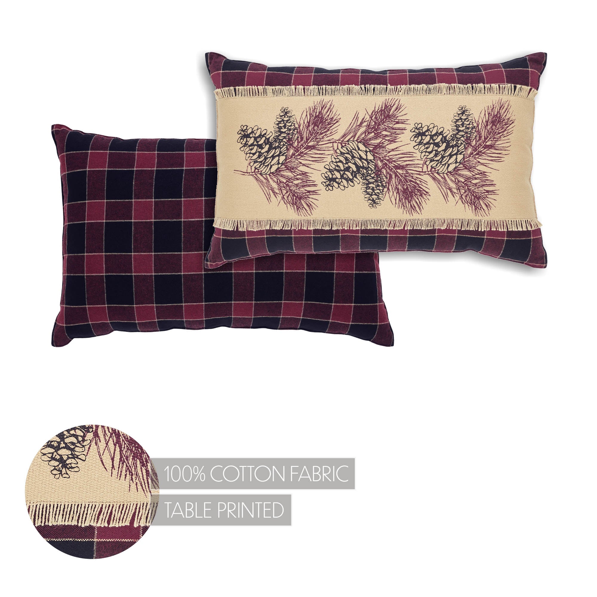 Connell Pinecone 14" x 22" Accent Pillow - Image 5