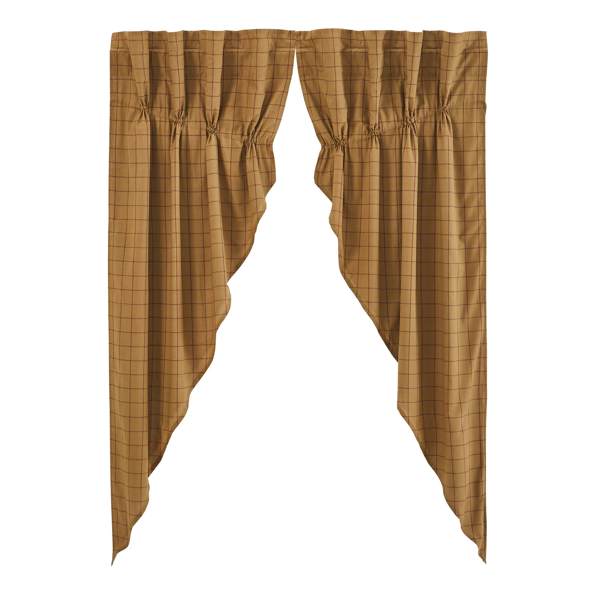 Connell Prairie Short Panel Curtains Set of 2 63" - Image 3