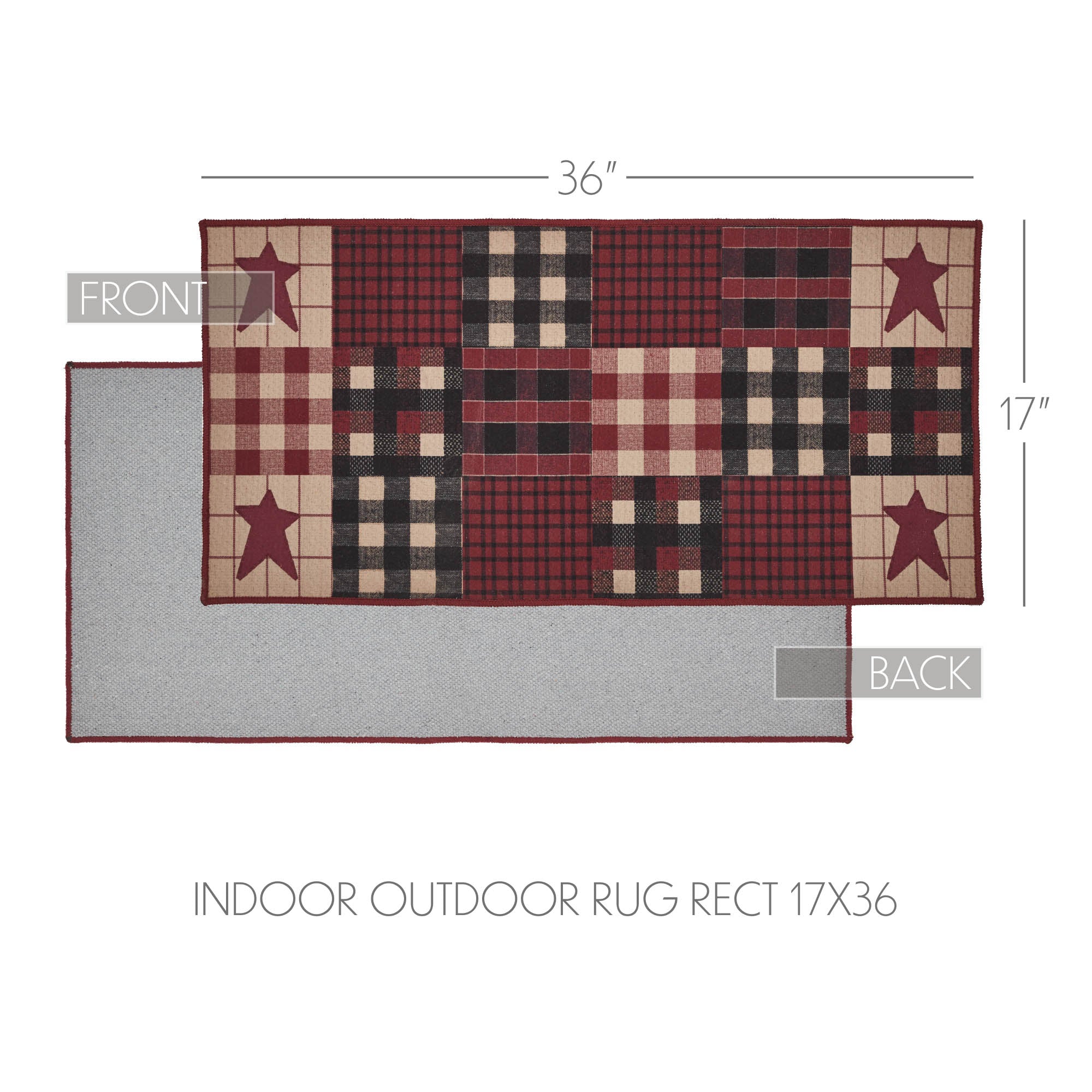 Connell Star Indoor/Outdoor Rectangle 36" Rug - Image 5