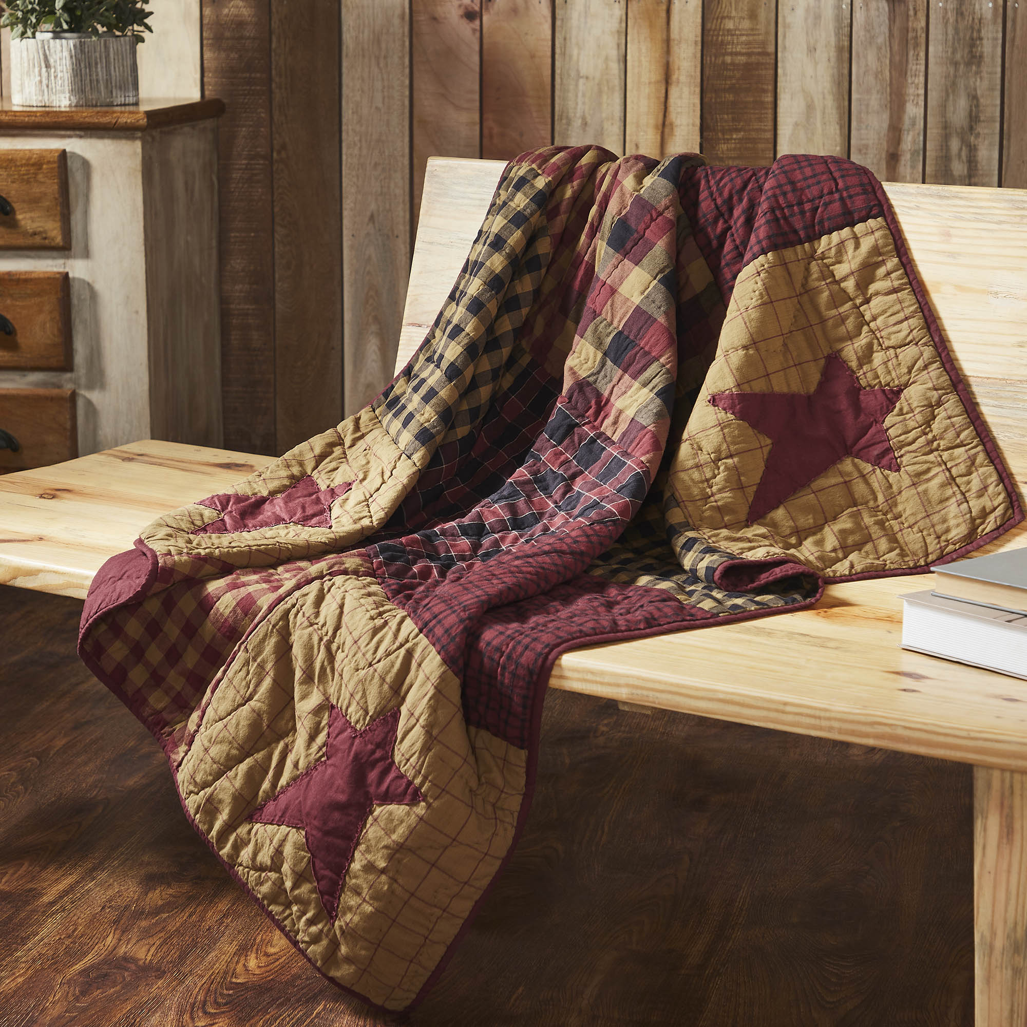 Connell Stars Quilted Throw 50" x 60"