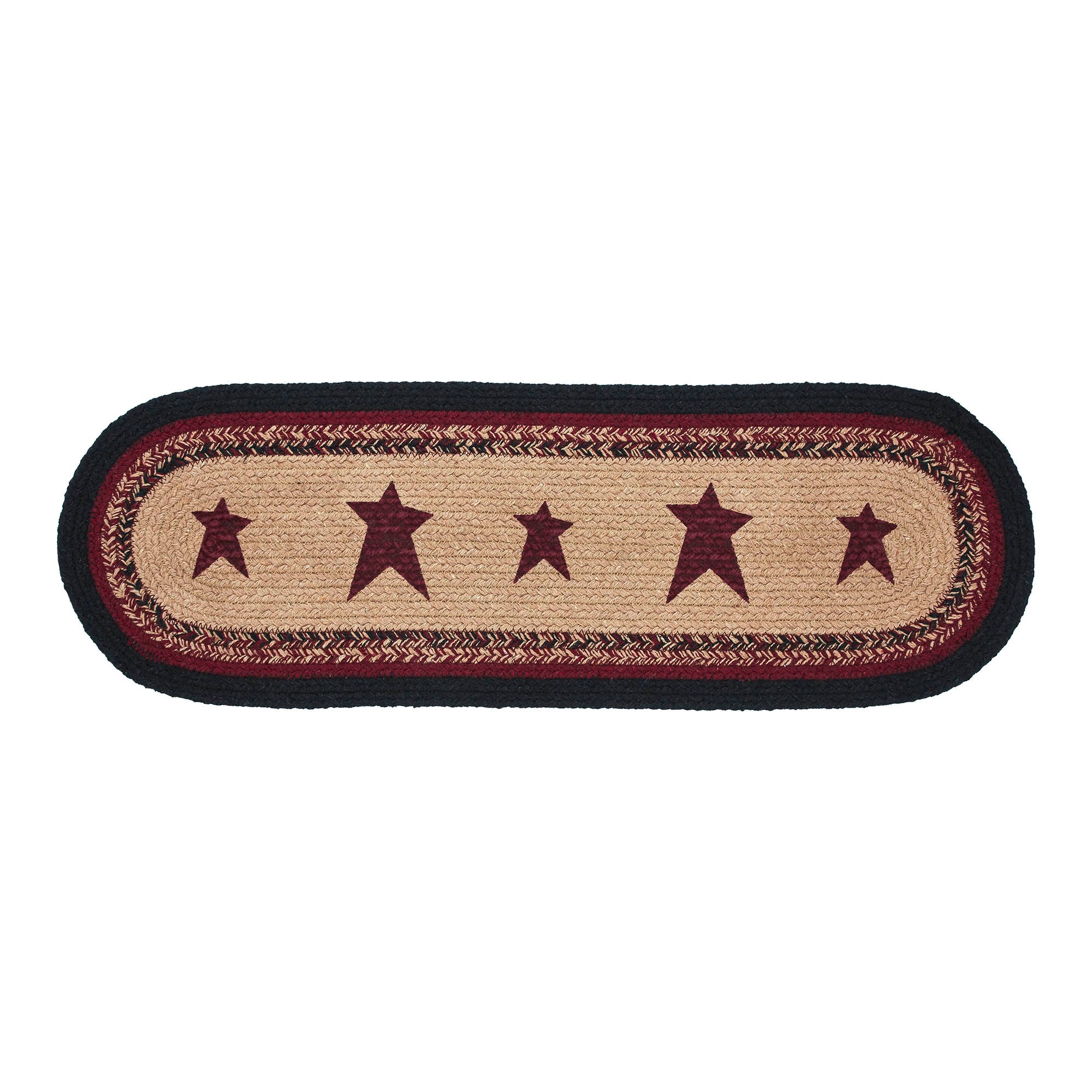 Connell Stencil Stars 24" Oval Table Runner - Image 5
