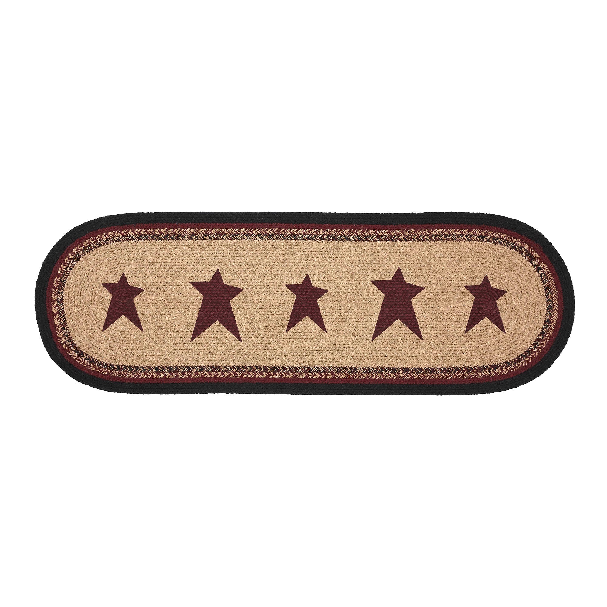Connell Stencil Stars 36" Oval Table Runner - Image 2