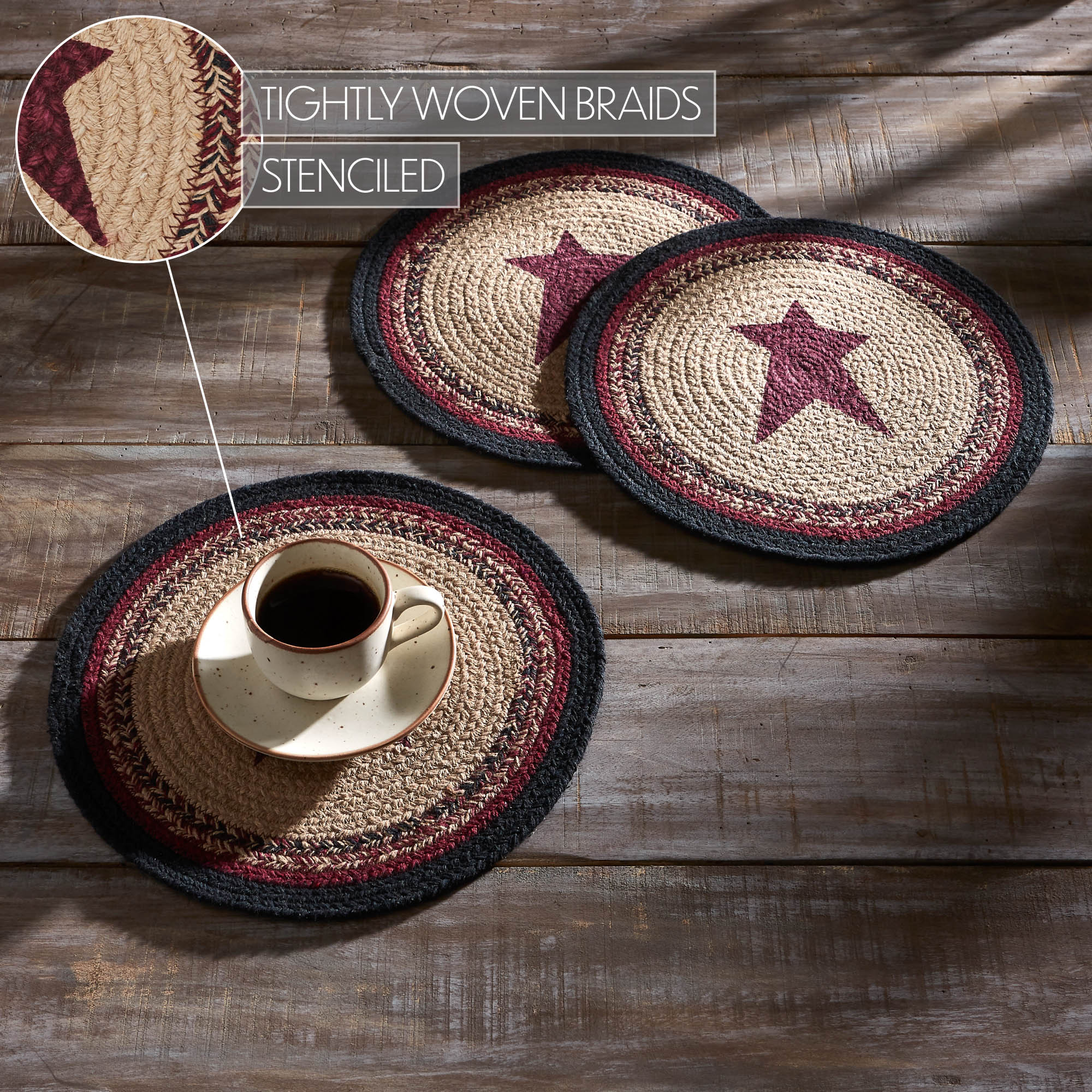 Connell Trivet Stencil Stars 12" Diameter Set of 3 - Image 3