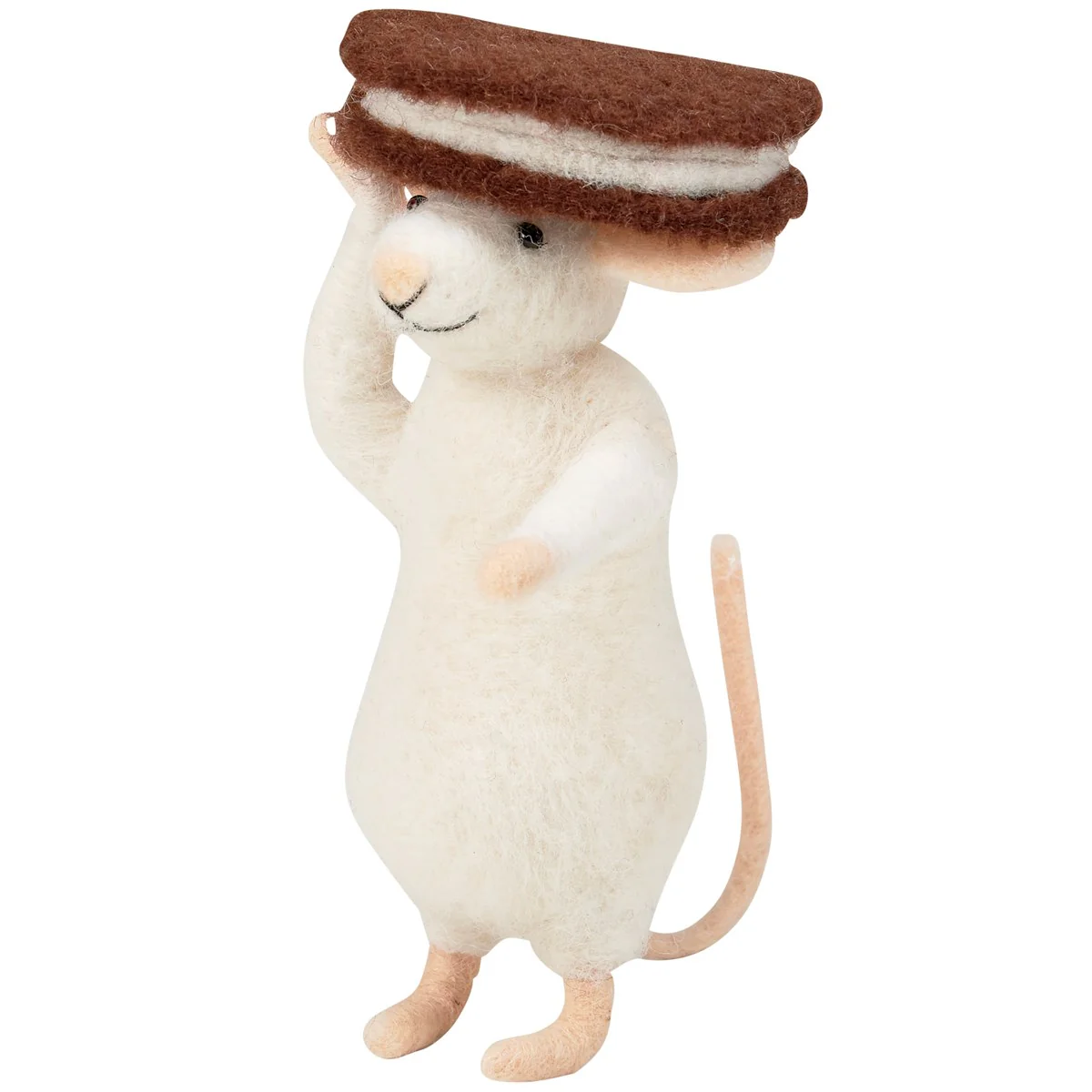 💙 Cookie Mouse Felt Critter Figure