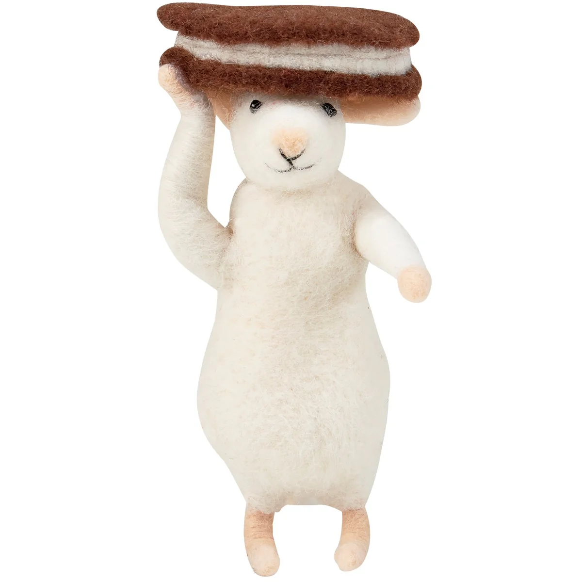 💙 Cookie Mouse Felt Critter Figure - Image 3