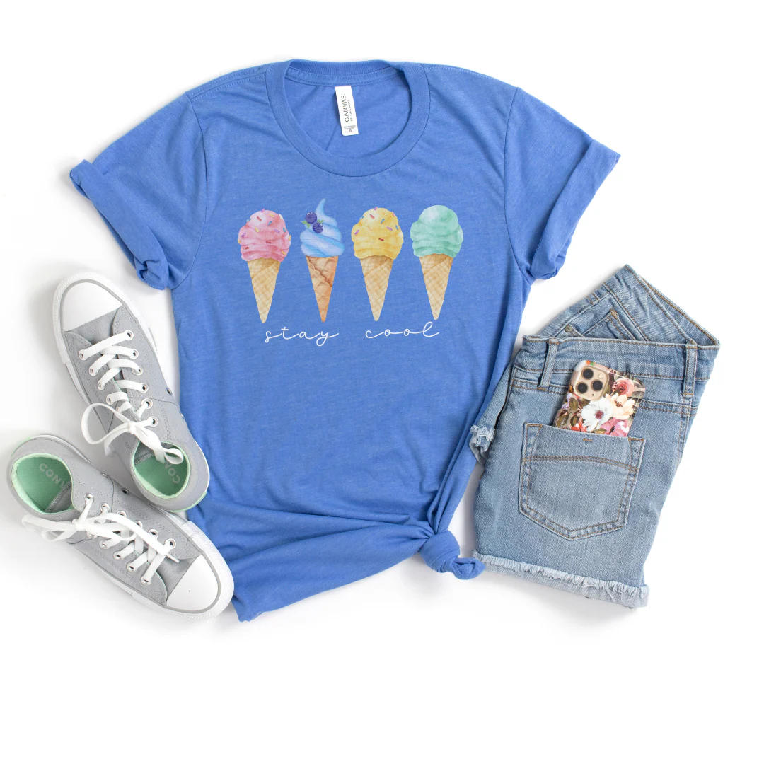 🔥 Ice Cream Stay Cool Cozy T-Shirt - Image 10