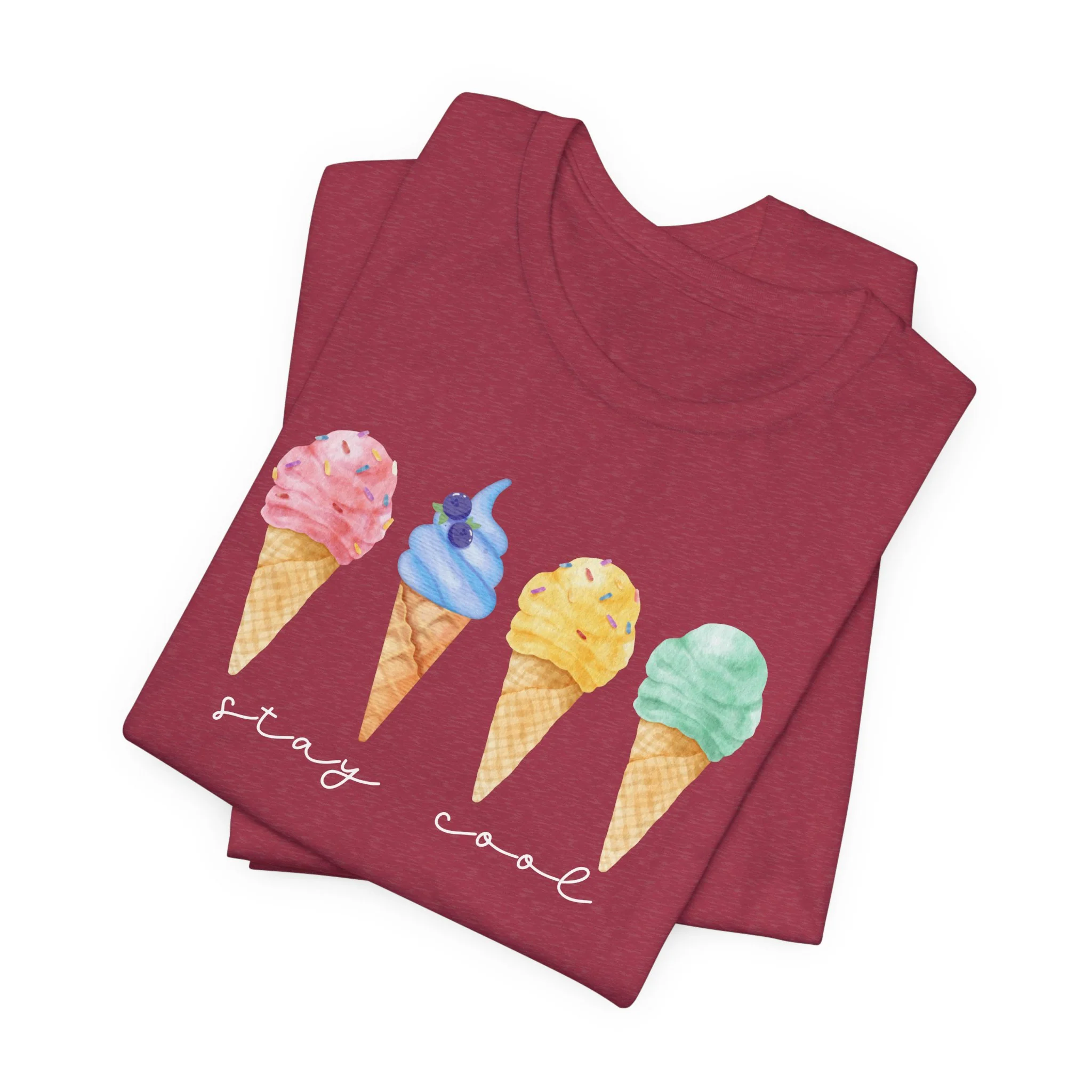 🔥 Ice Cream Stay Cool Cozy T-Shirt - Image 7