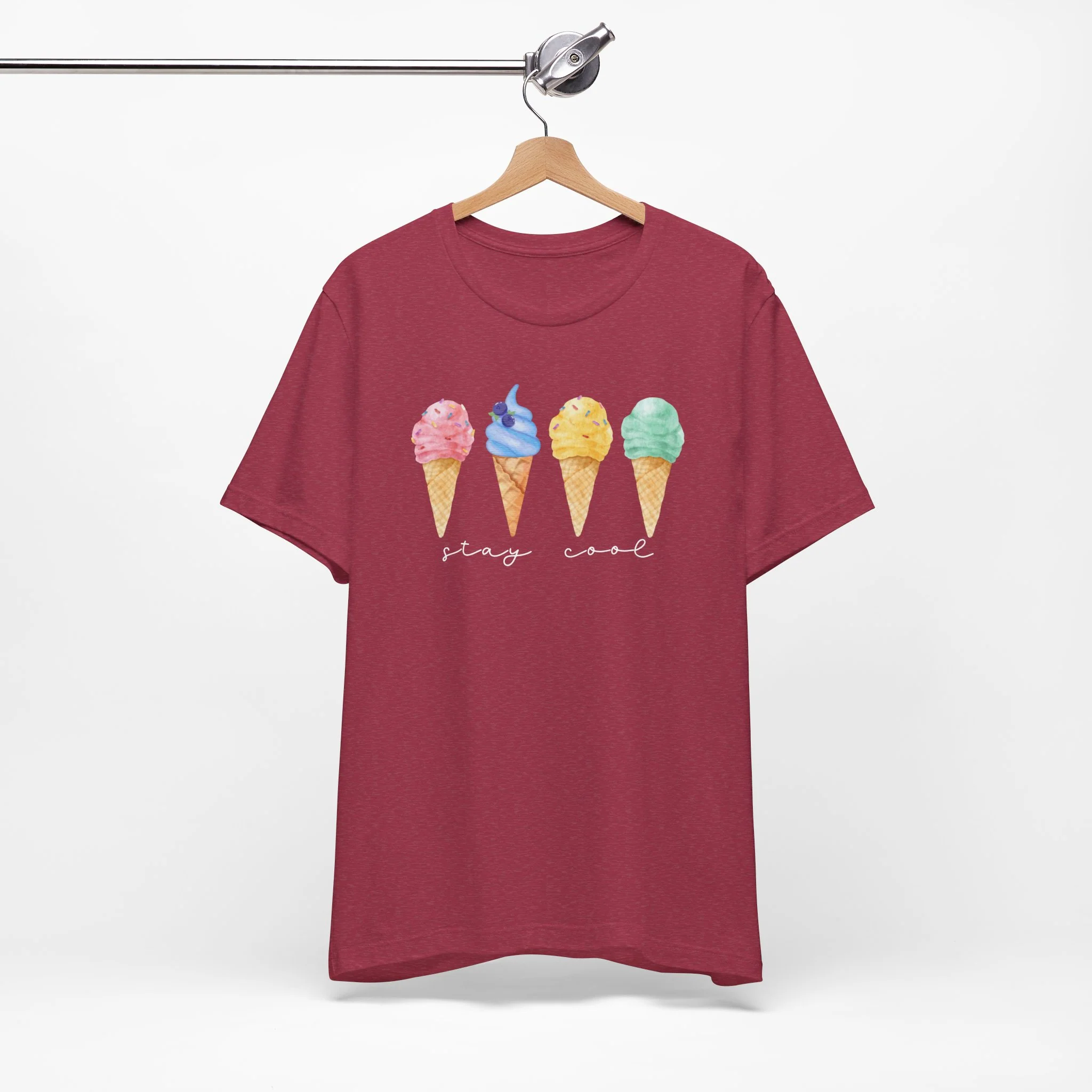 🔥 Ice Cream Stay Cool Cozy T-Shirt - Image 9