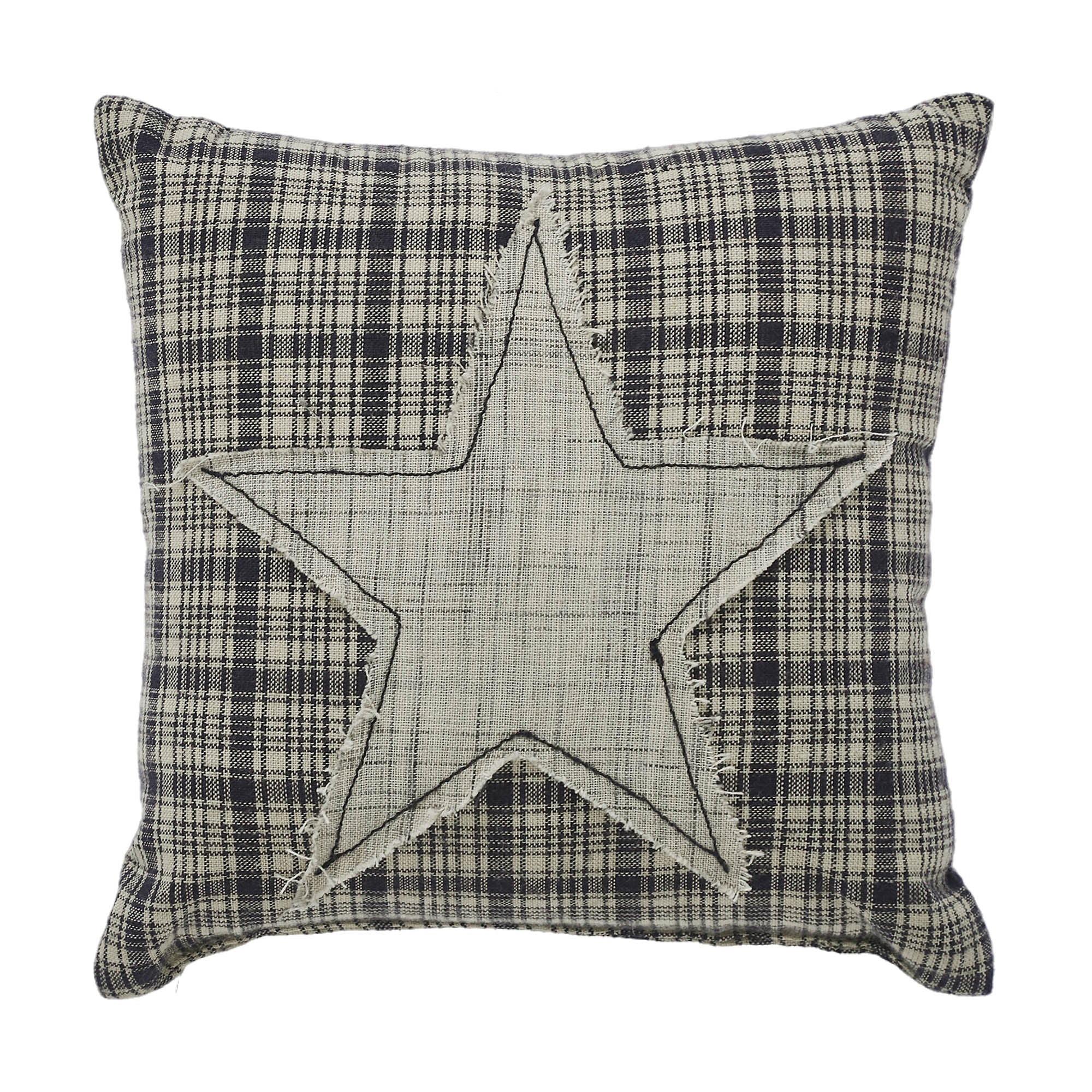 Country Applique Star 6" Mini Accent Pillow - Image 4